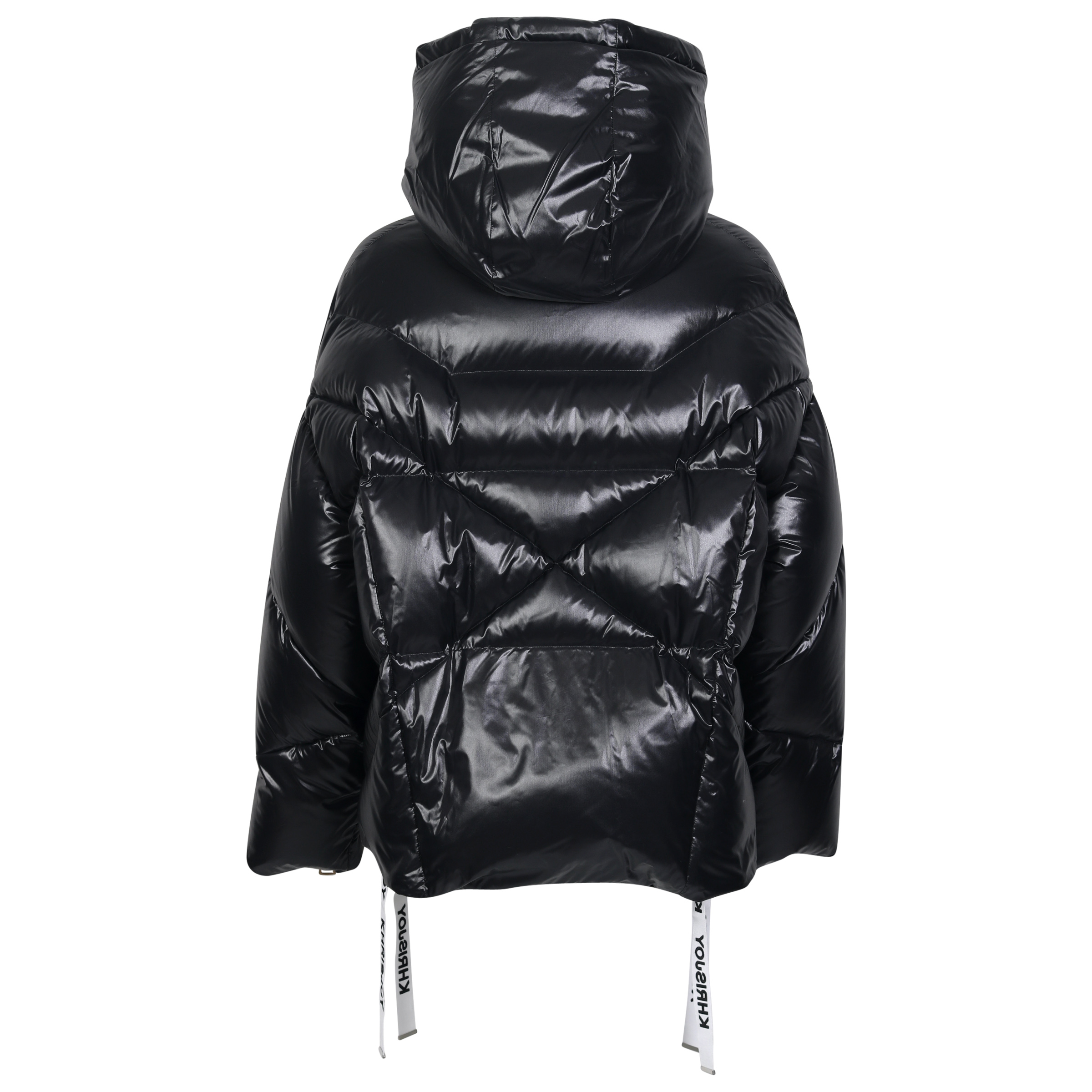Khrisjoy Iconic Puffer Jacket Shiny Black