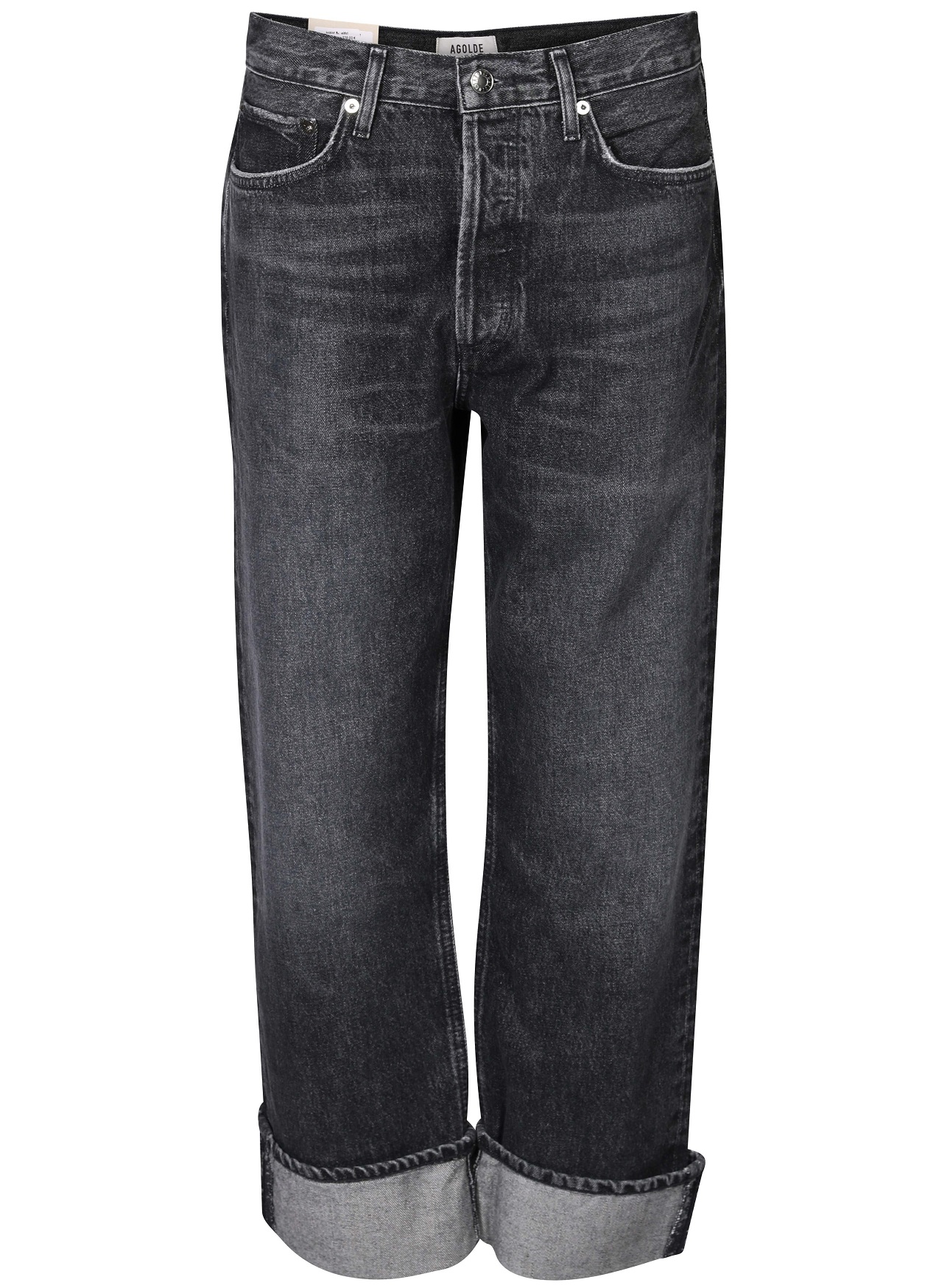 AGOLDE Fran Jeans Black Washed