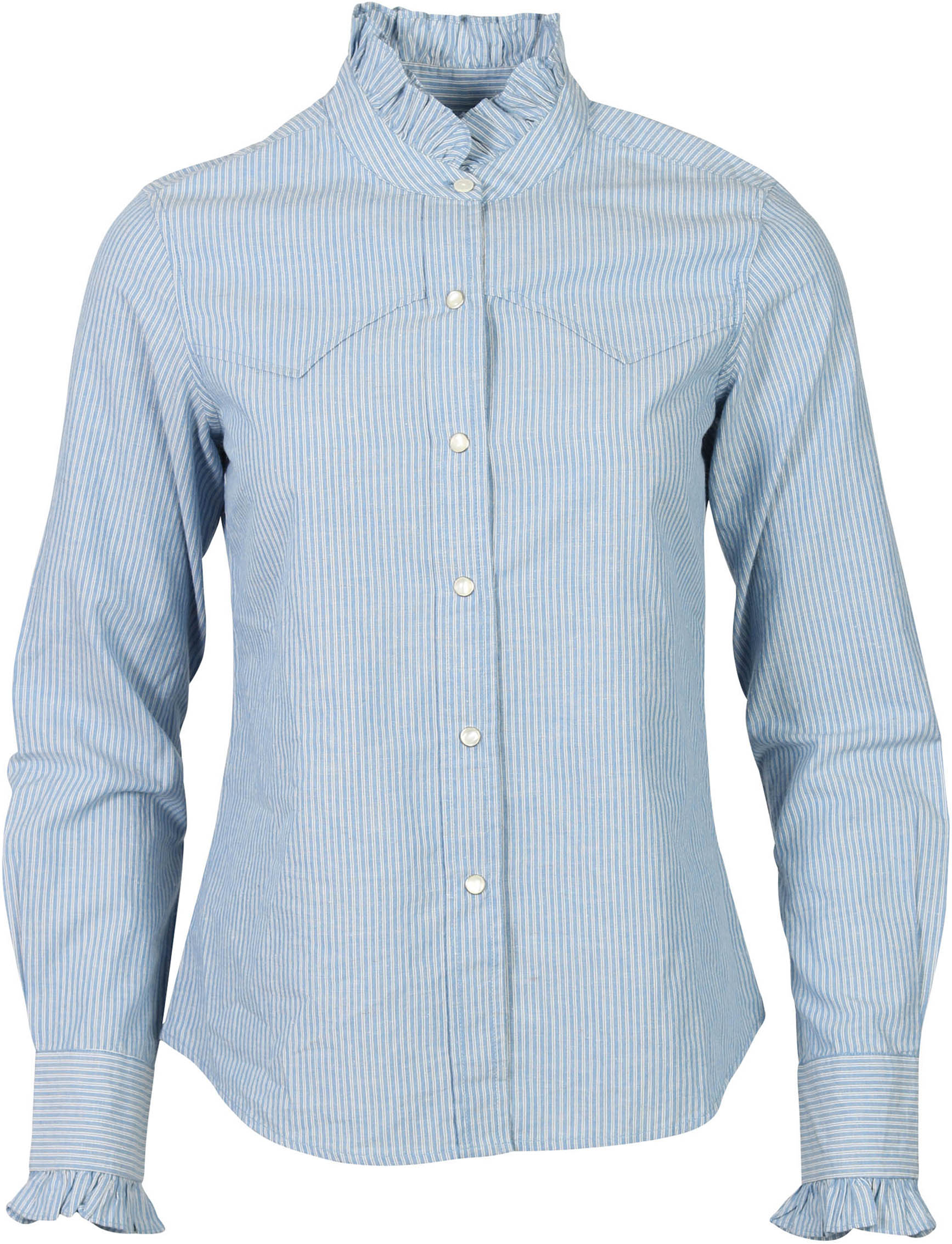 Nili Lotan Shirt Lissa Blue/White