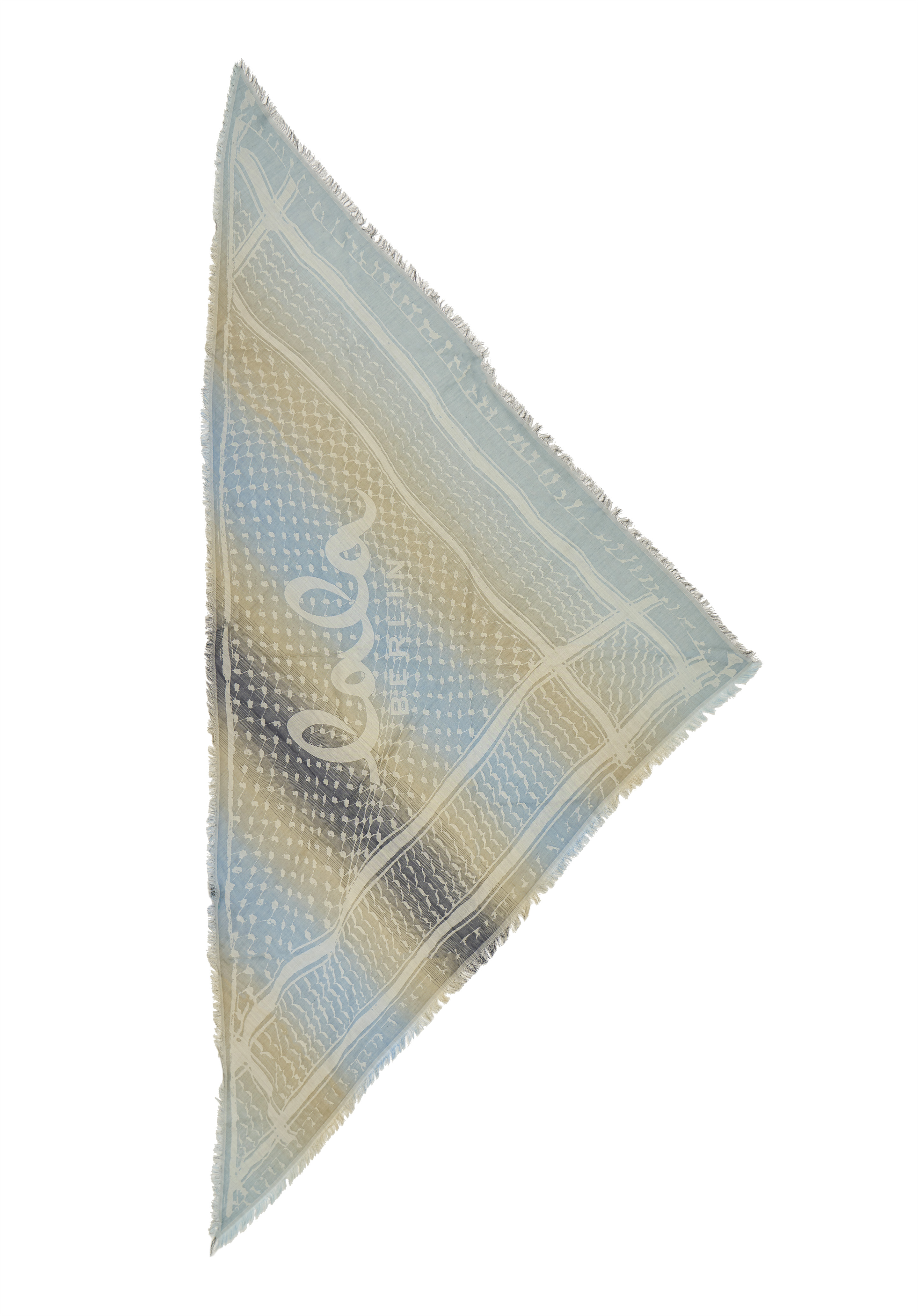 Lala Berlin Scarf Amalin Triangle Blue Shades