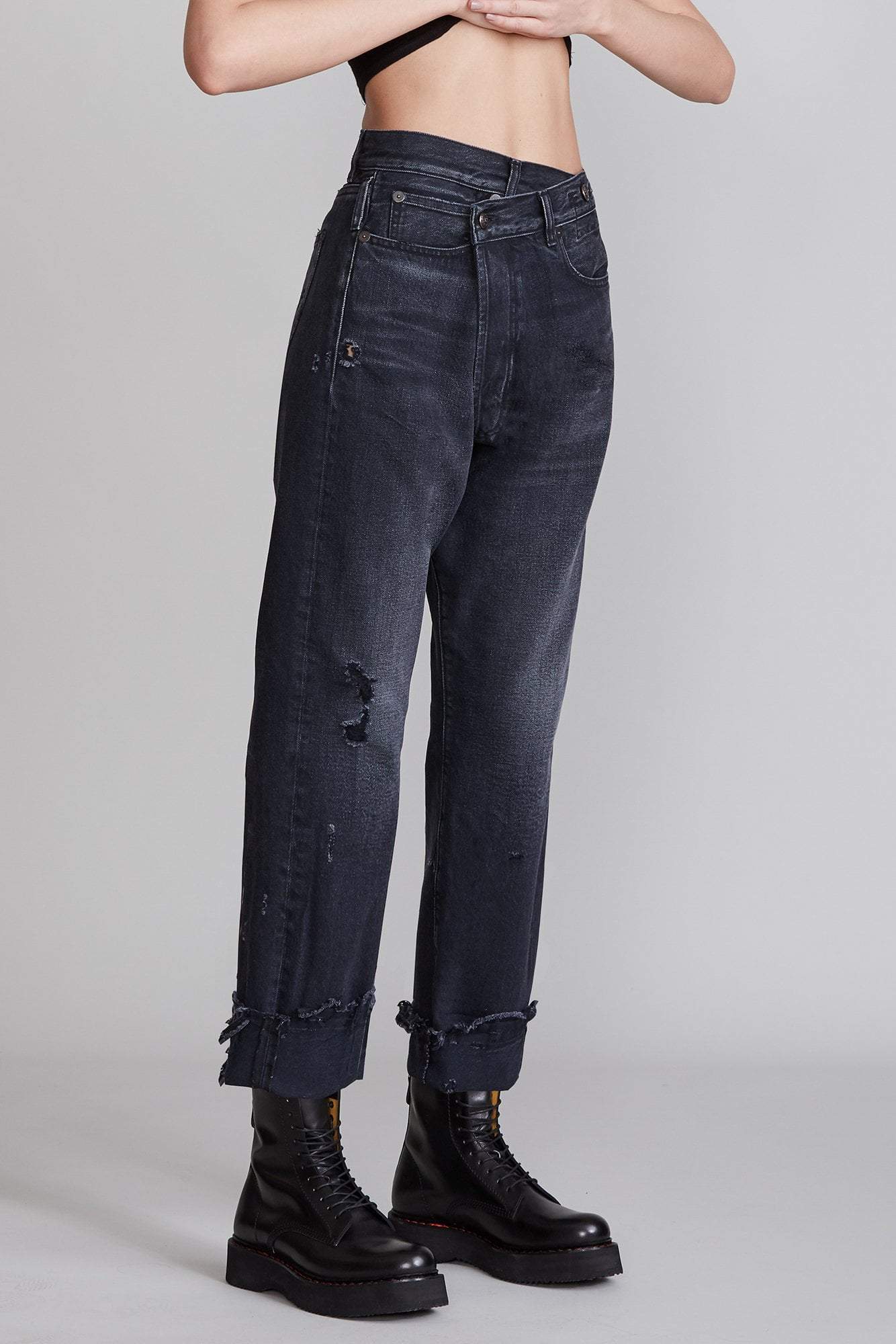 R13 Cross Over Jeans Jake Black 31
