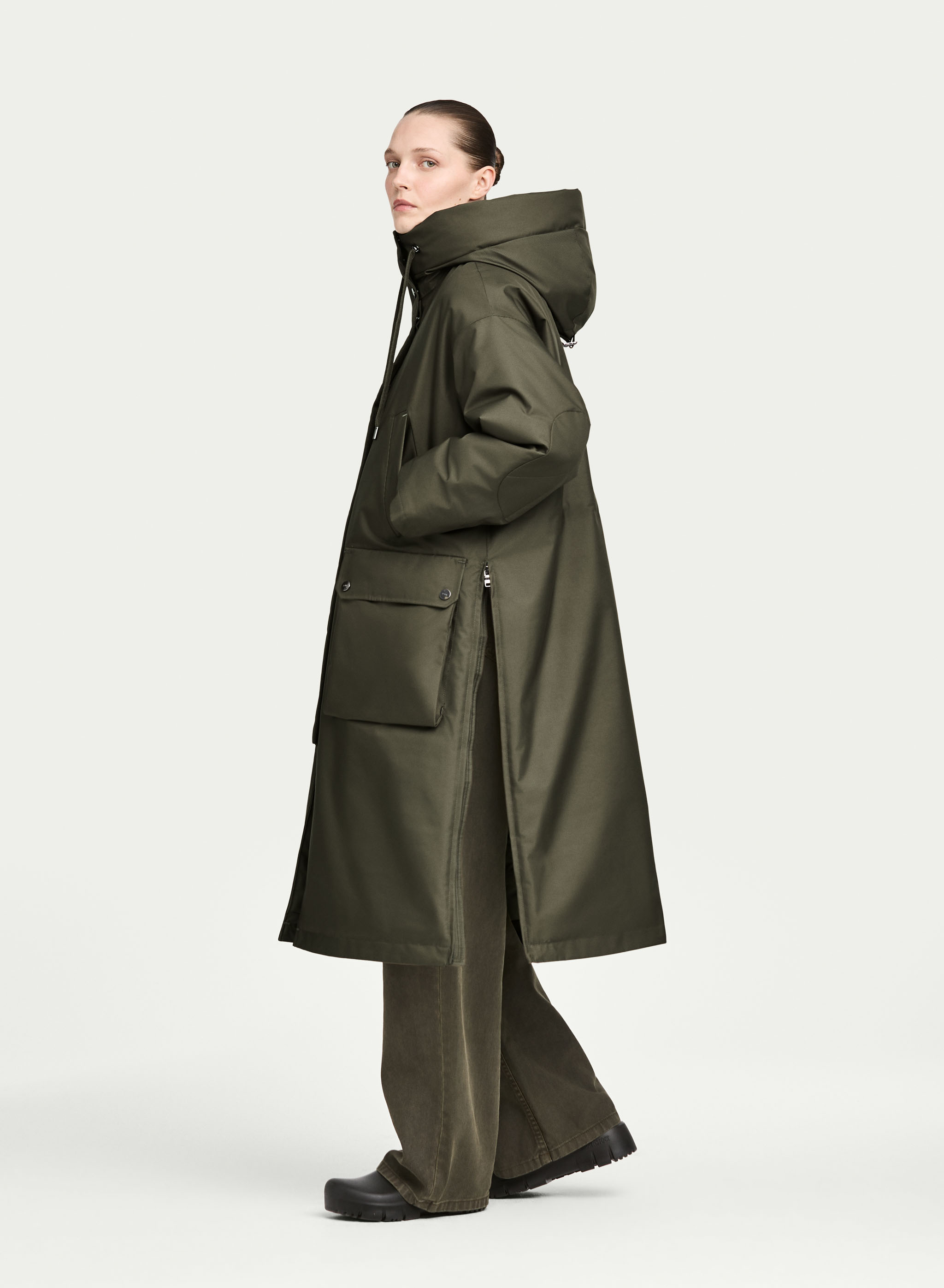 G-LAB Luna Parka in Emerald Green