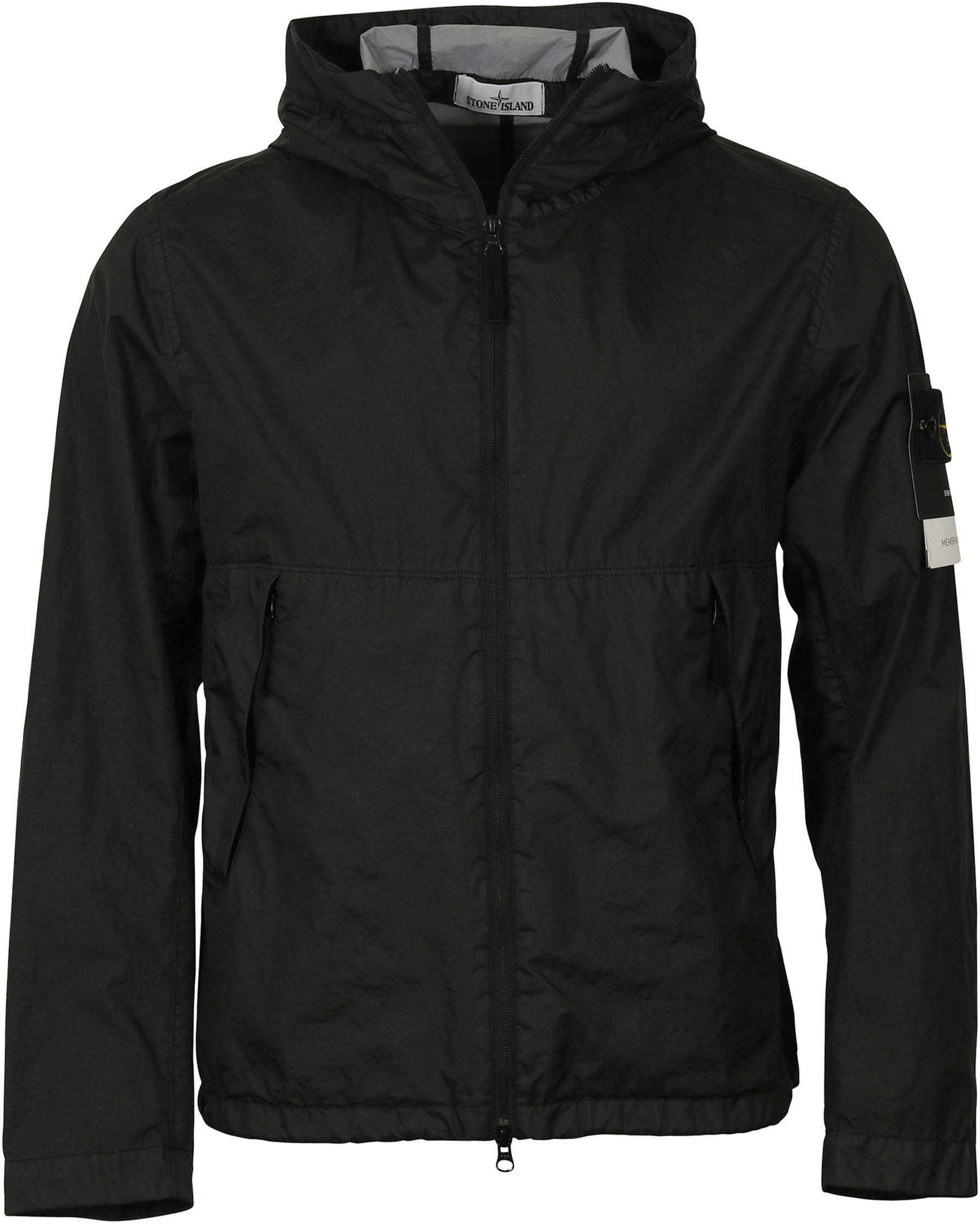 Stone Island Hooded Jacket Black