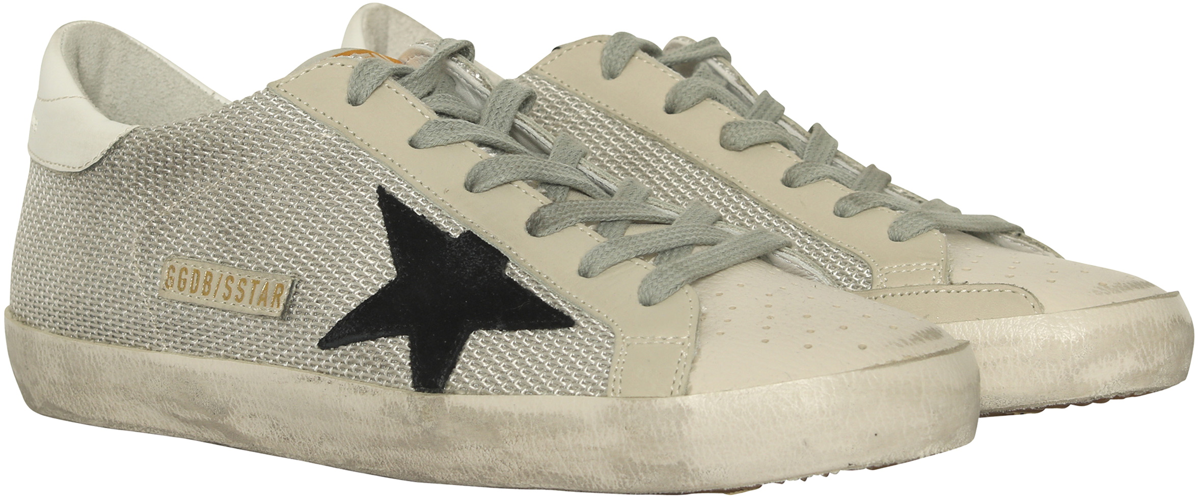 Golden Goose Sneaker Superstar Light Silver/Black Star