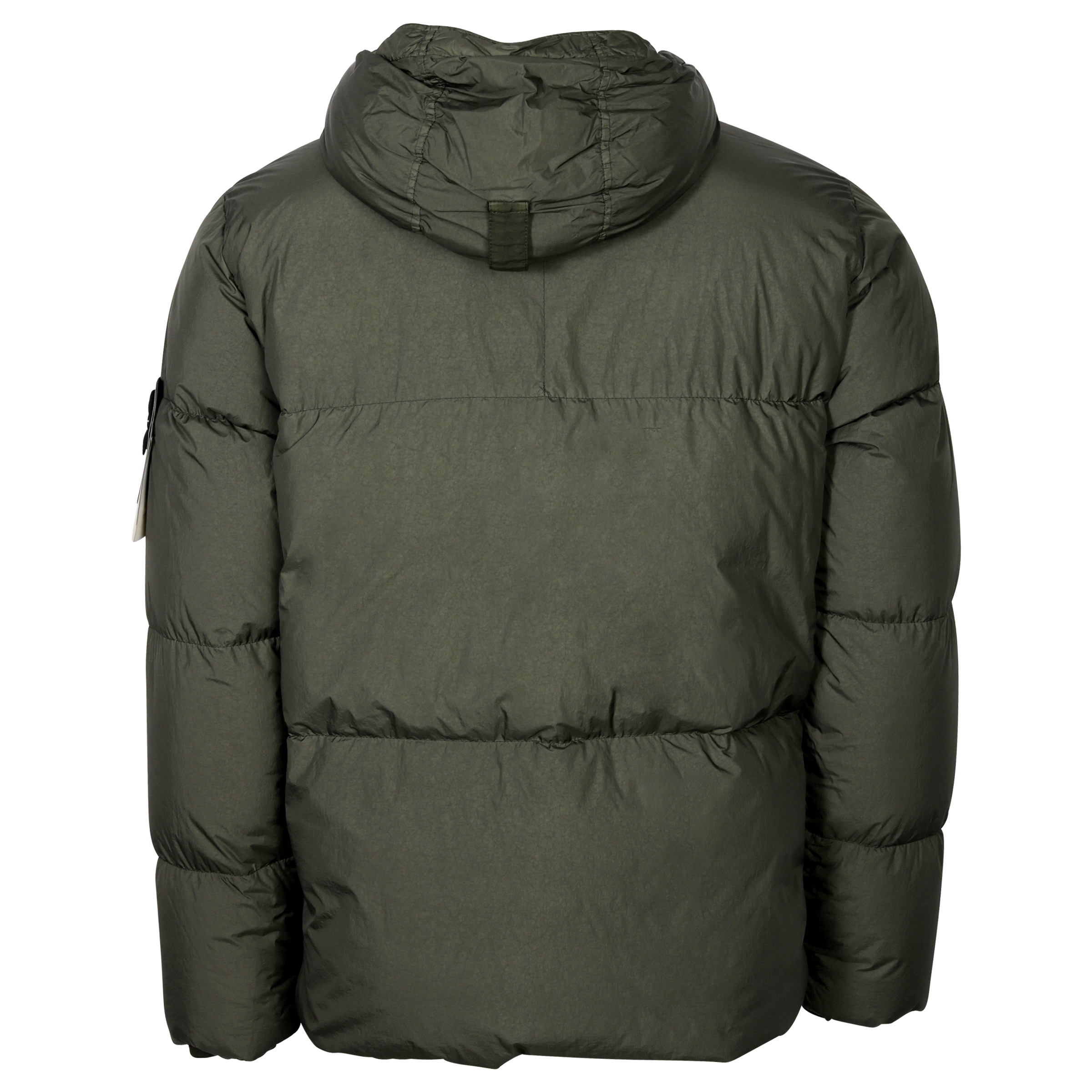 Stone Island Real Down Jacket Olive