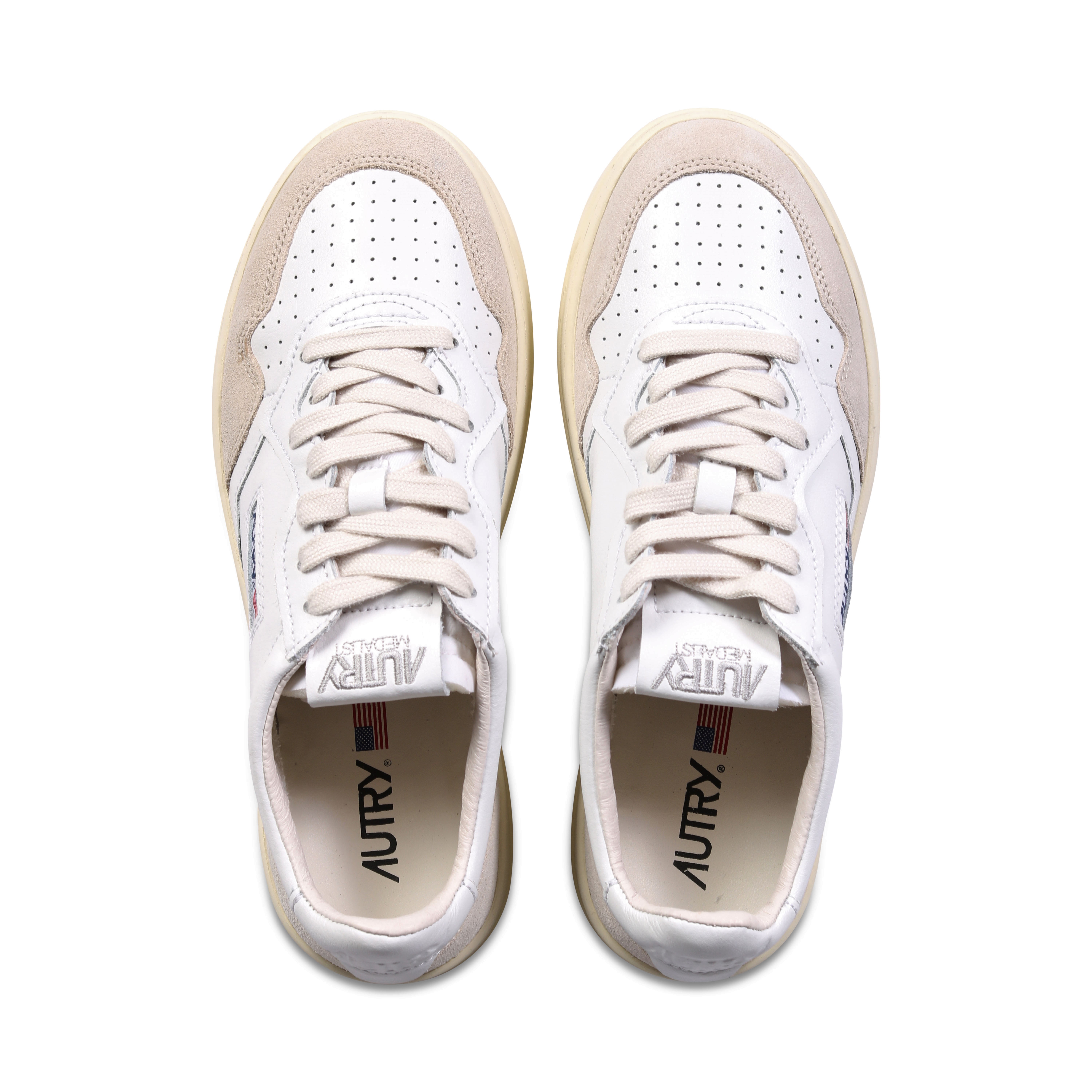 Autry Action Shoes Low Sneaker Suede White