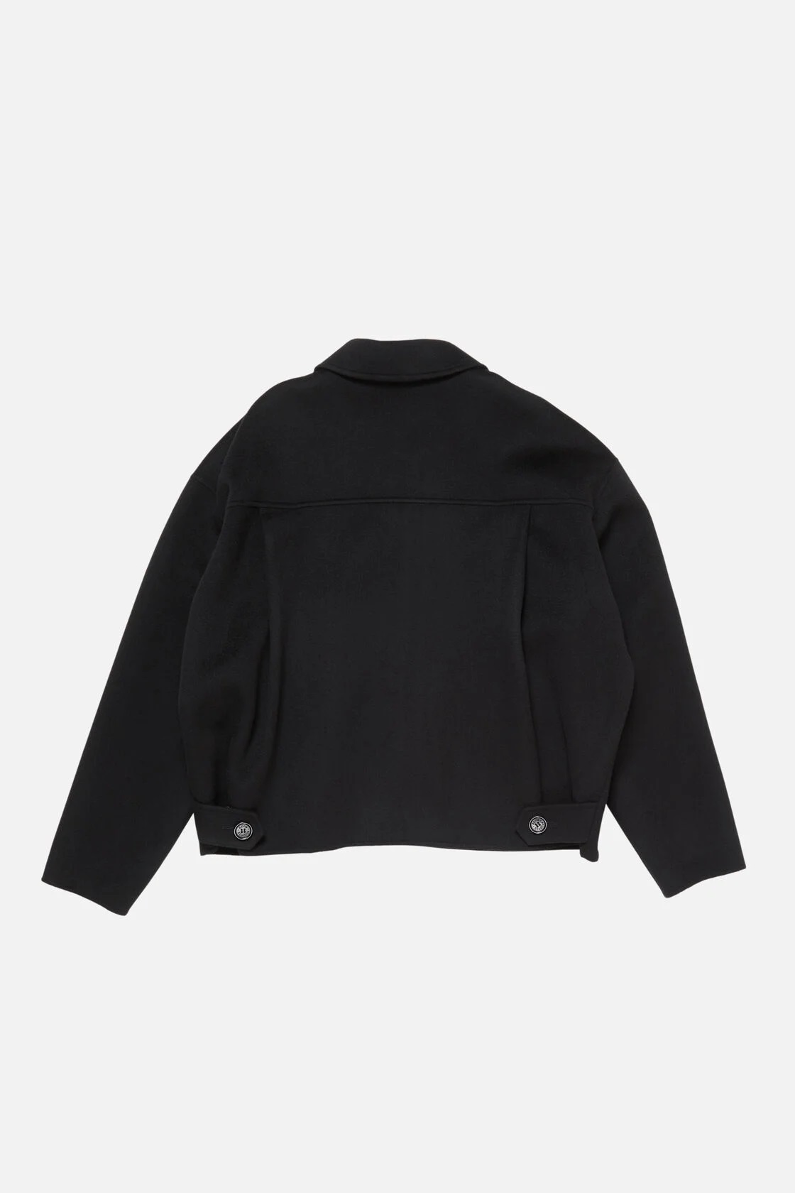 ACNE STUDIOS Boxy Fit Wool Jacket in Black