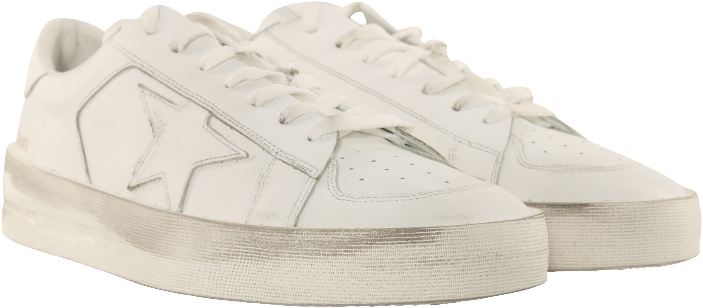 Golden Goose Sneakers Stardan White Leather