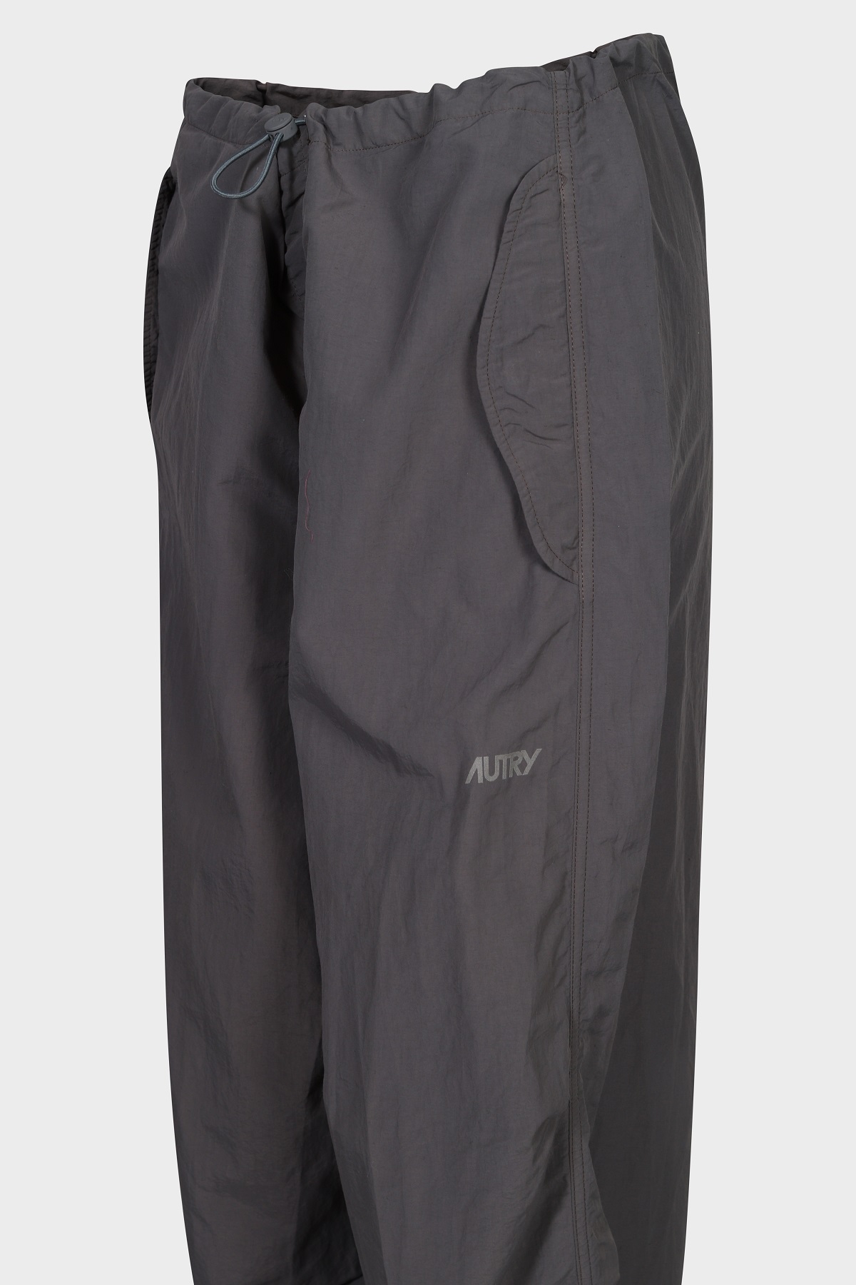 AUTRY ACTION SHOES Wide Leg Nylon Pant in Stone XL