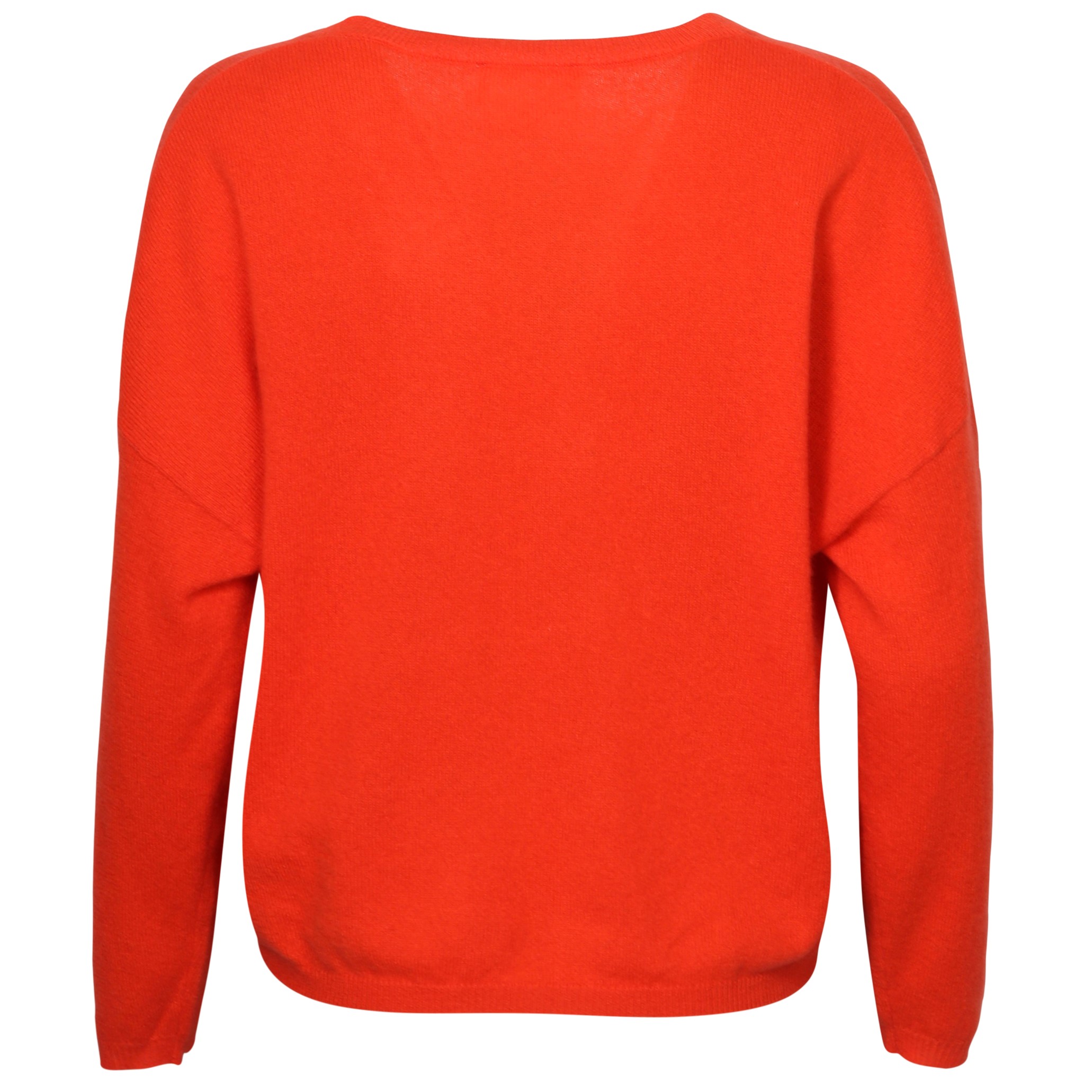 ABSOLUT CASHMERE V-Neck Sweater Alicia in Orange XS
