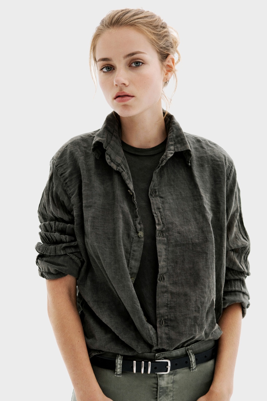 ALL III Daniel Blouse in Army Green