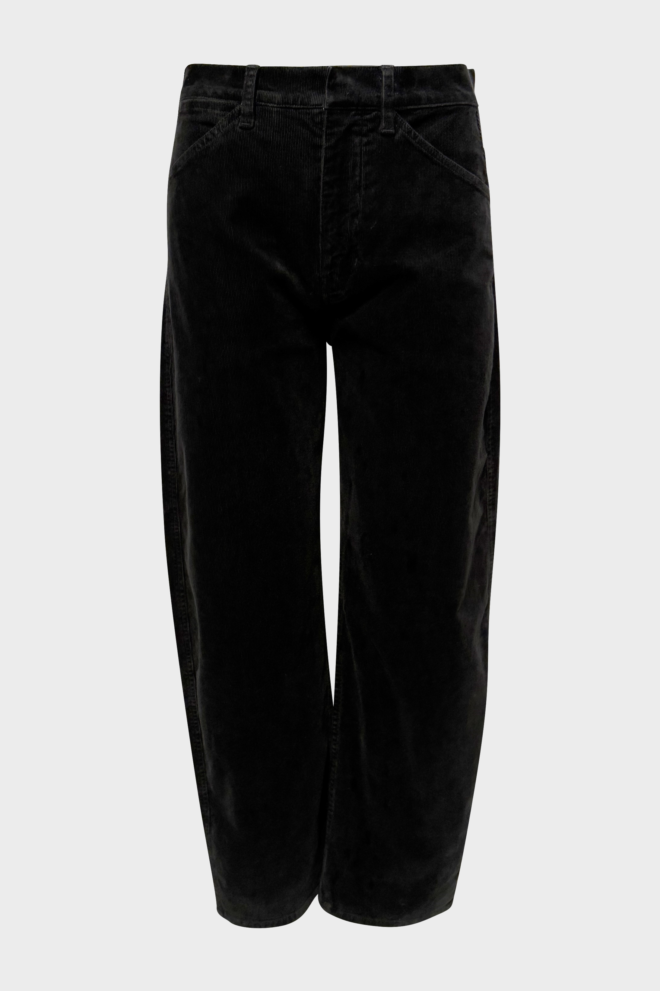 NILI LOTAN Tribeca Corduroy Pant in Jet Black NILI LOTAN Tribeca Corduroy Pant in Jet Black