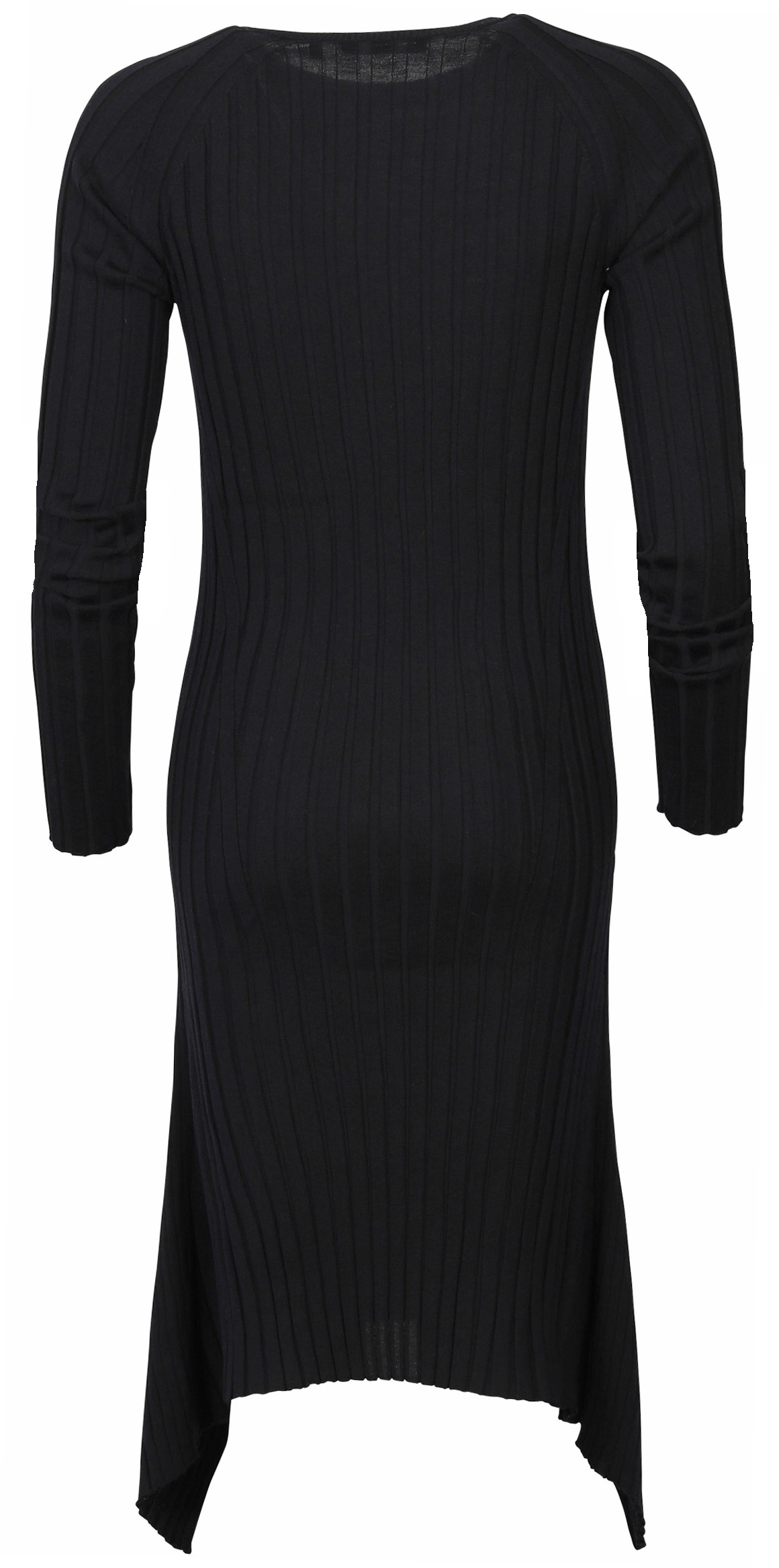 Helmut Lang Wool Rib Dress Black M