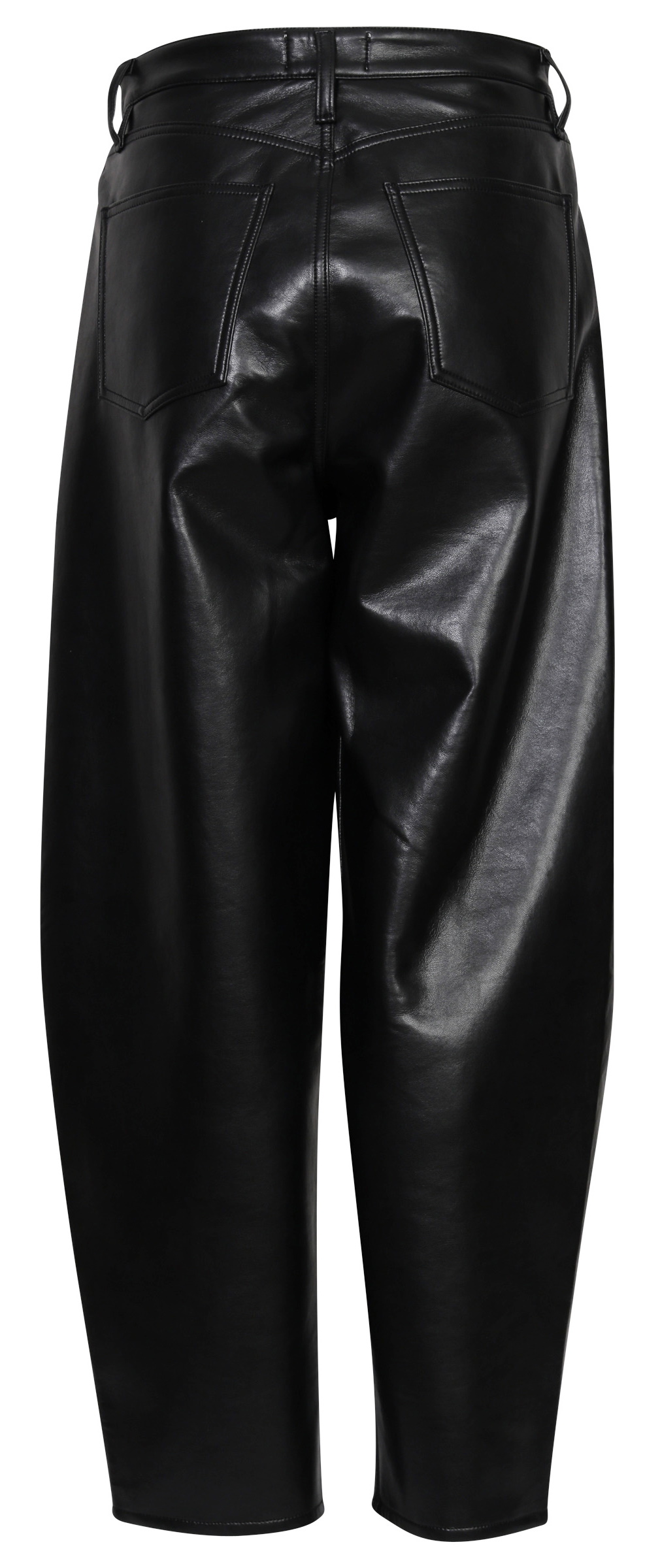 Agolde Recycled Leatherpant Ballon Black