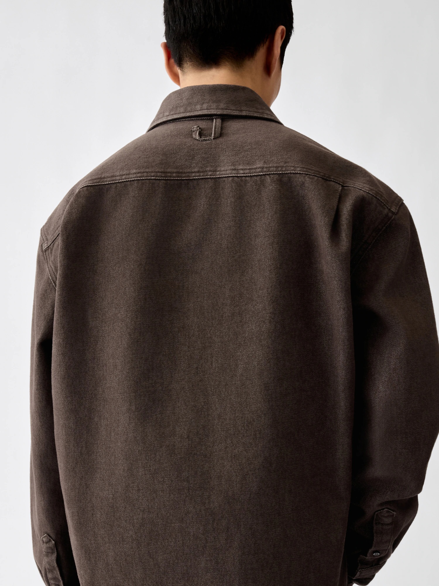 JACQUEMUS de-Nîmes Simon Denim Shirt in Brown 52