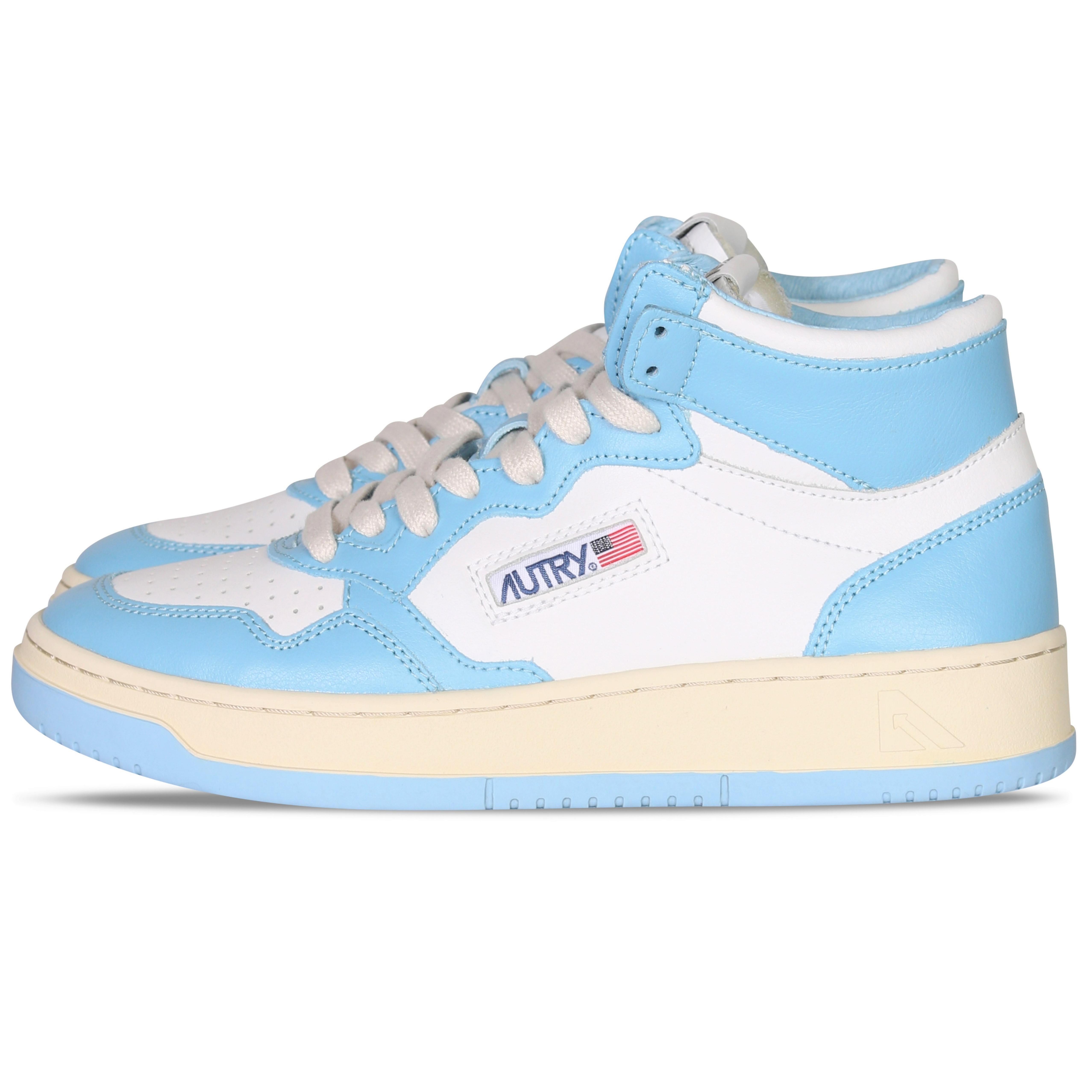 Autry Action Shoes Mid Sneaker White/Sea