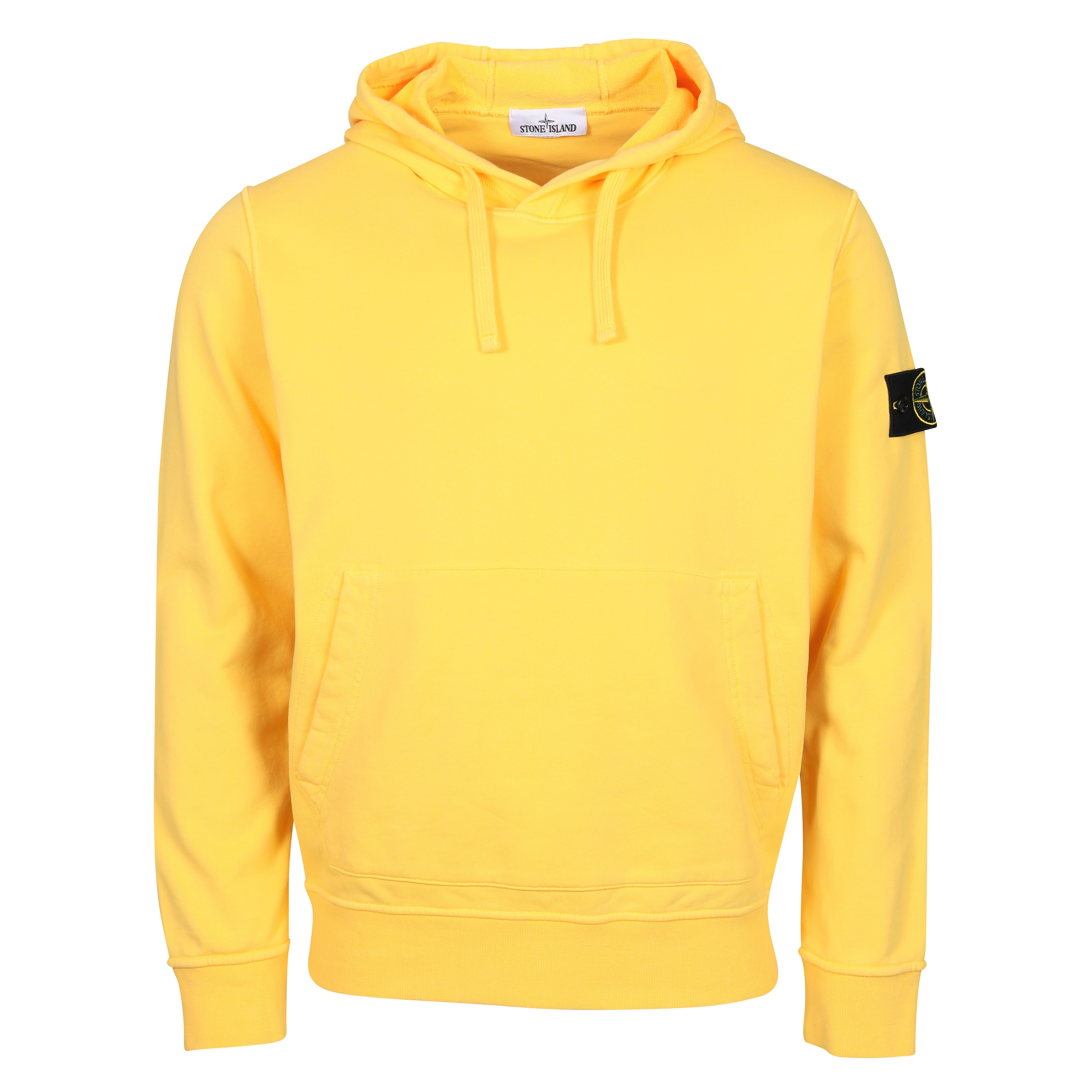 Stone Island Sweat Hoodie in Yellow S