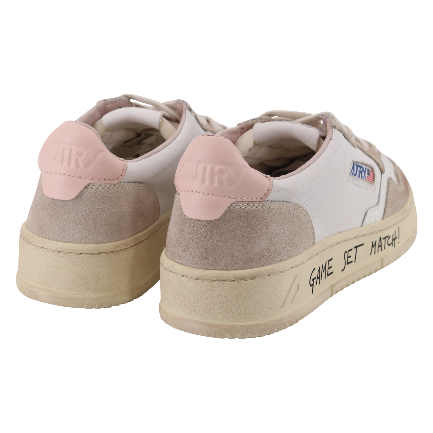 Written Autry Action Shoes Cracked White/Powder 39