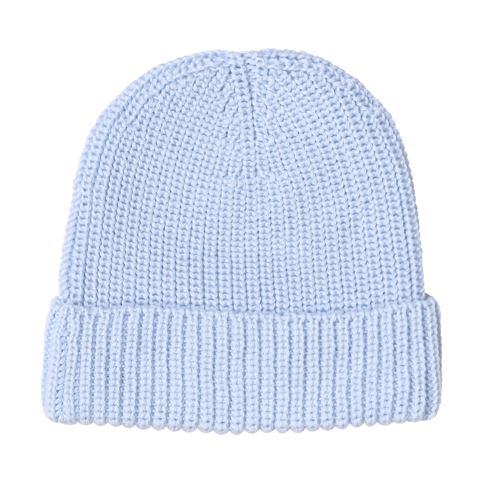 HANNES ROETHER Knit Beanie in Light Blue