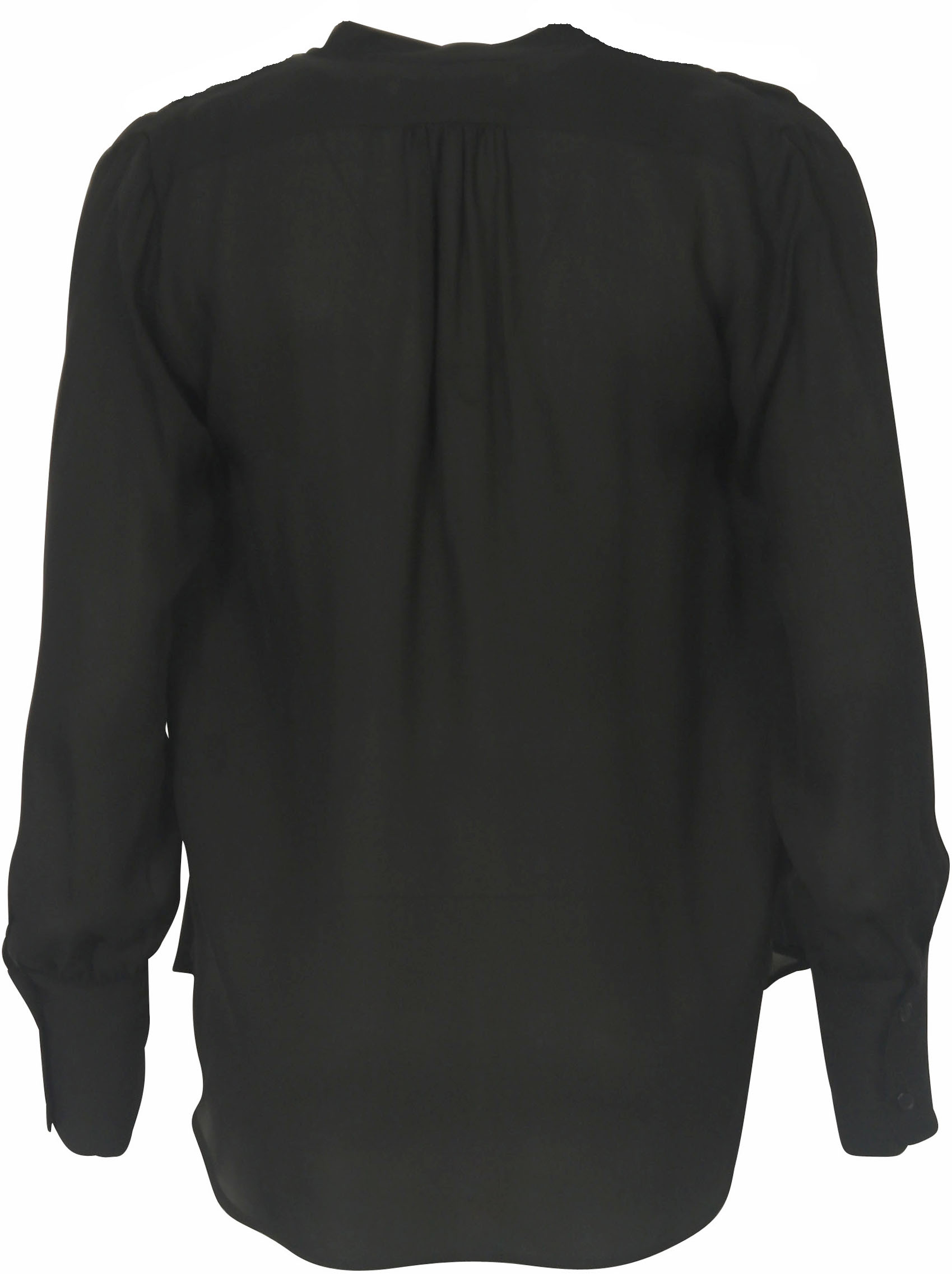 Nili Lotan Silk Blouse Colette Black M