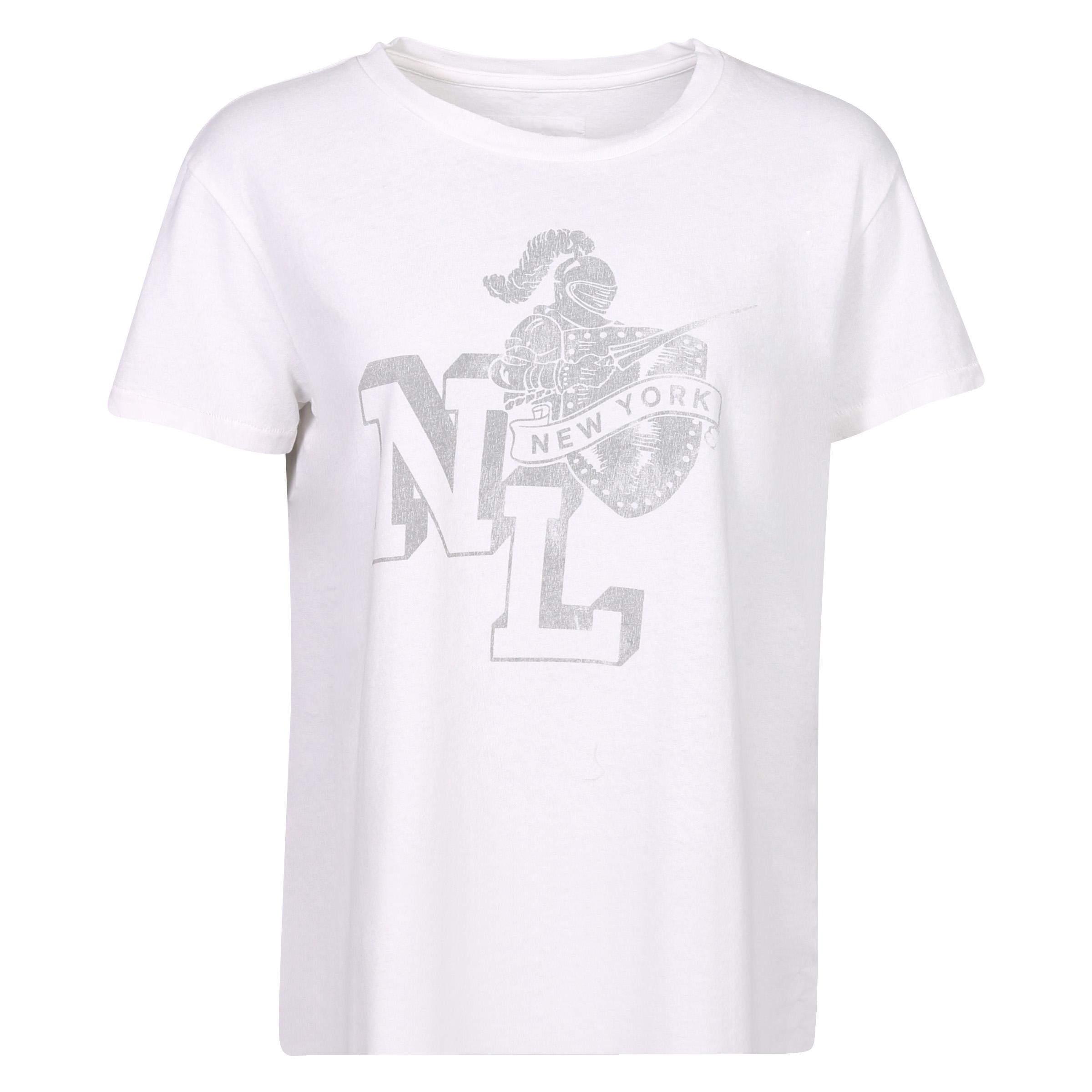 Nili Lotan Printed Brady T-Shirt Vintage White L