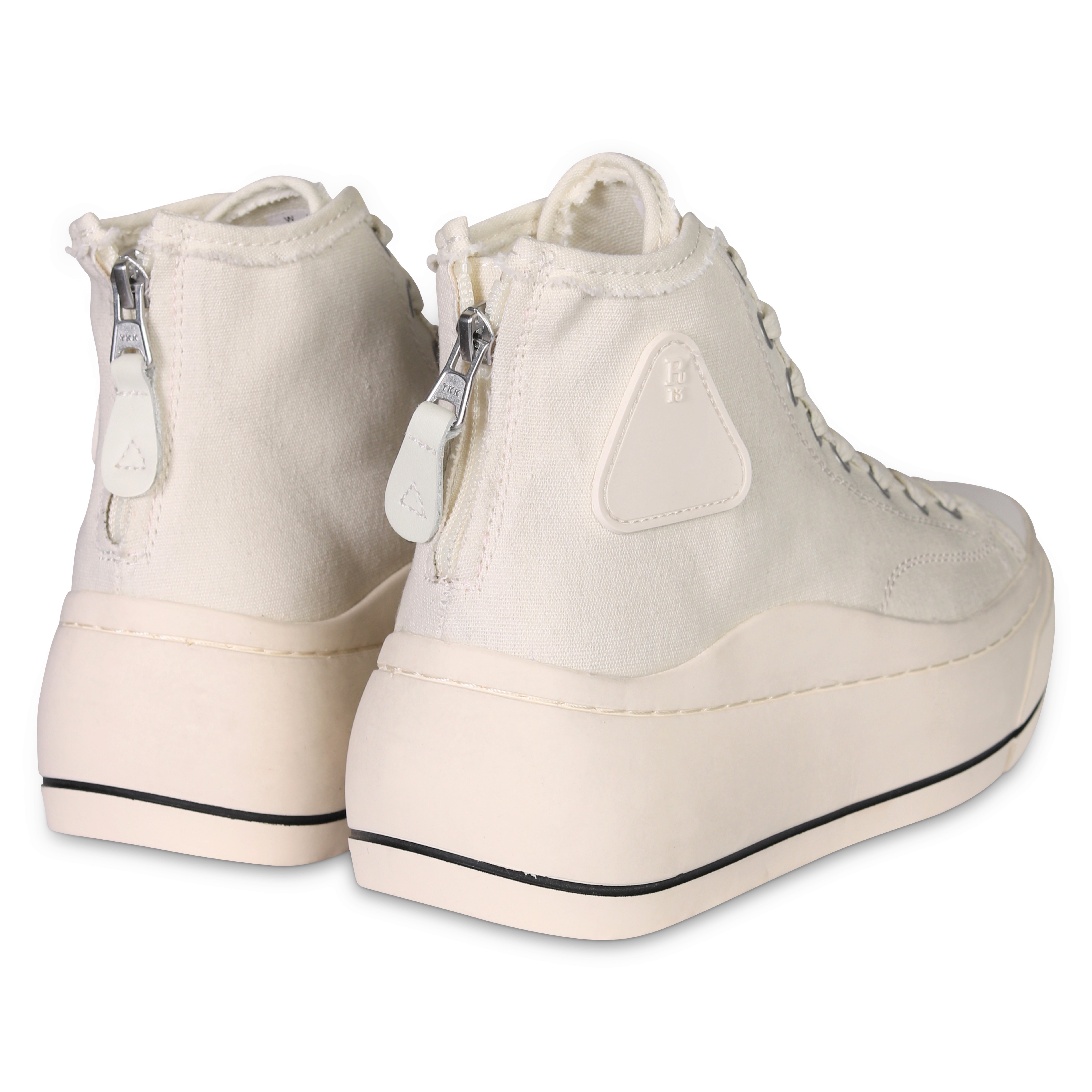 R13 High Top Sneaker Ecru