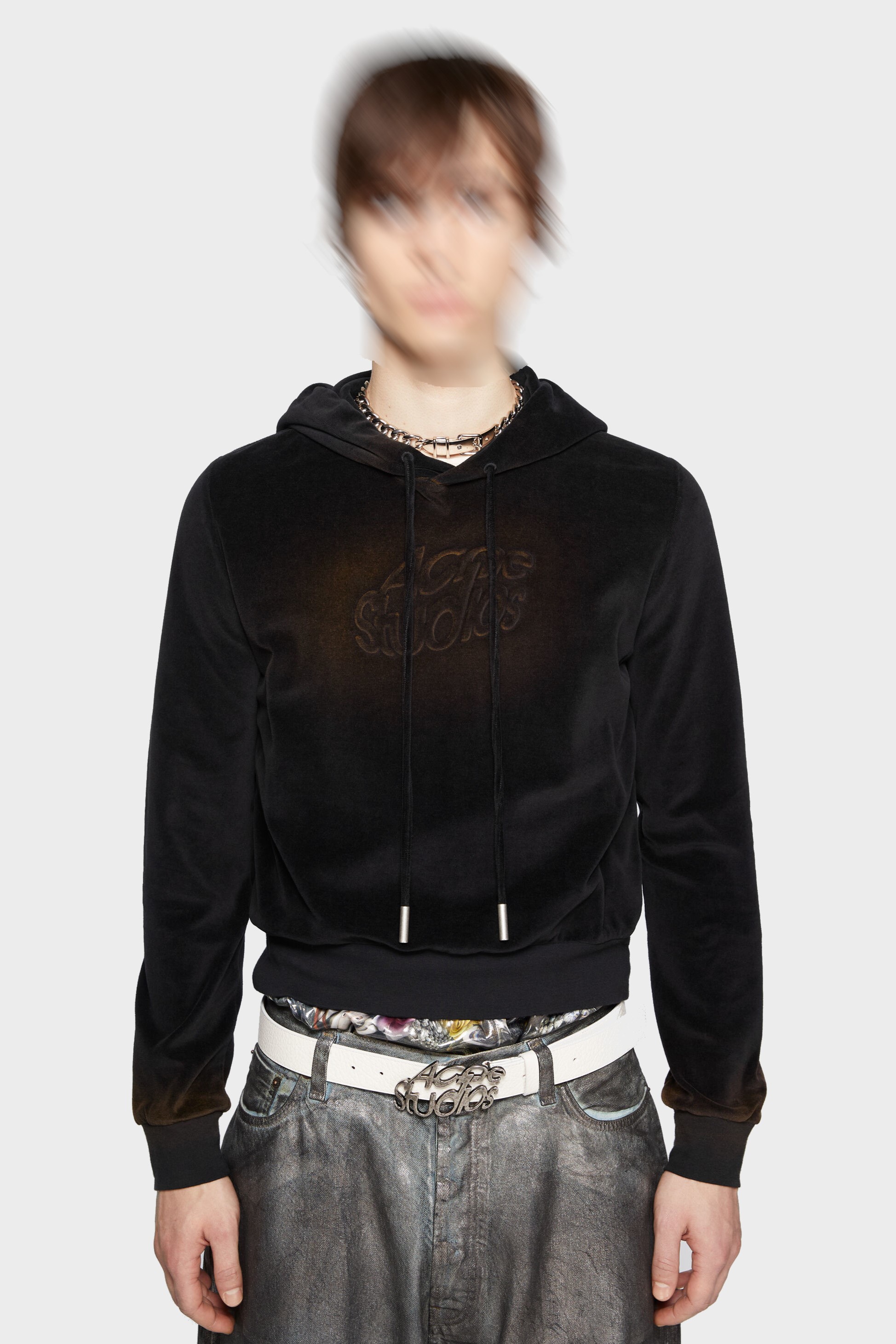 ACNE STUDIOS Nikki Hoodie in Black M