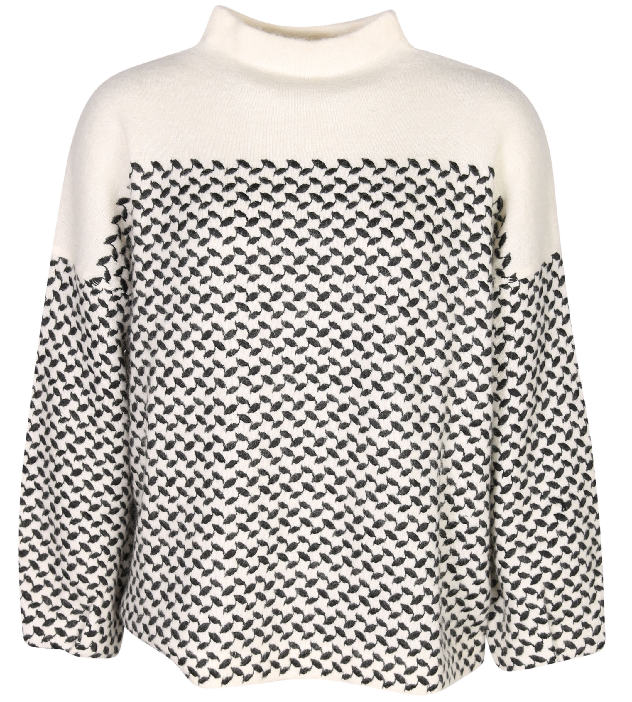 Lala Berlin Jumper Karola Mohair Kufiya Black/White