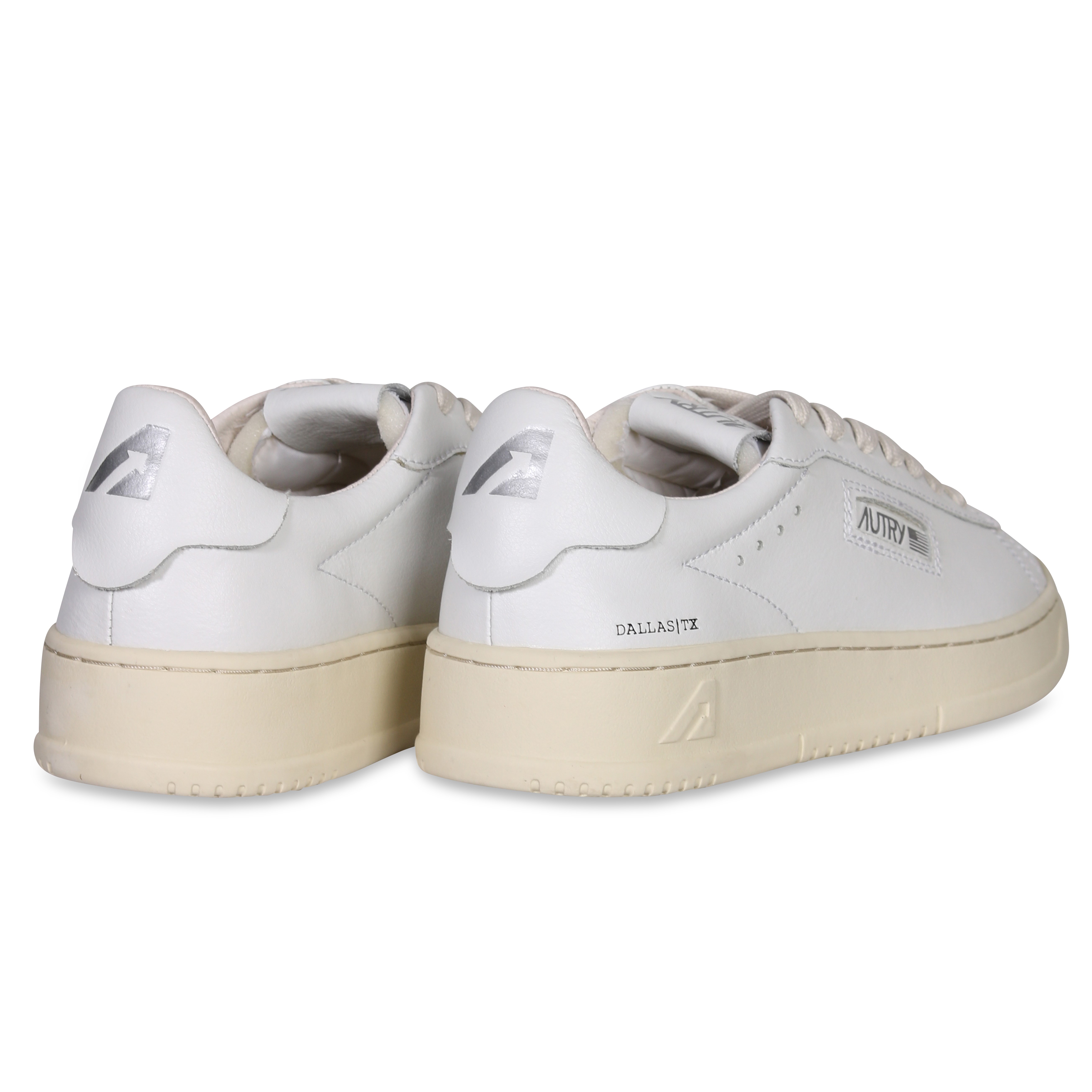 Autry Action Shoes Dallas Low Sneaker White/Silver