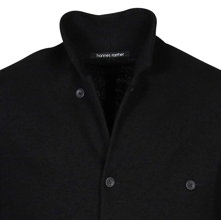 HANNES ROETHER Wool Jacket in Black