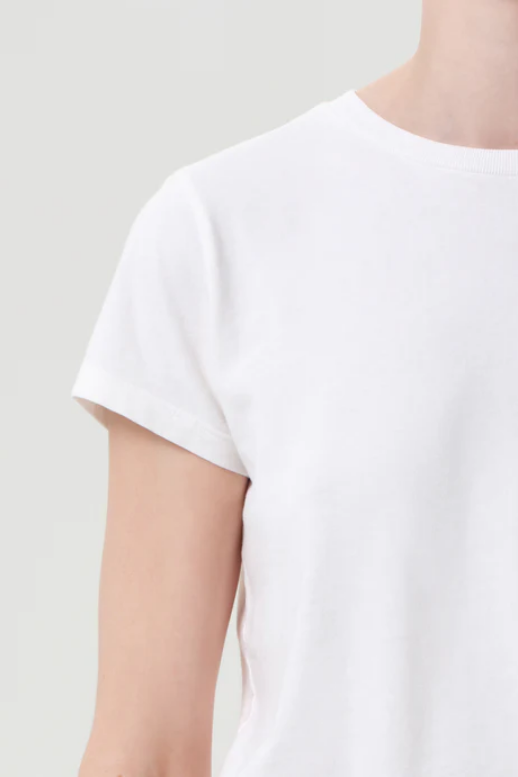 AGOLDE Adine Tee in White