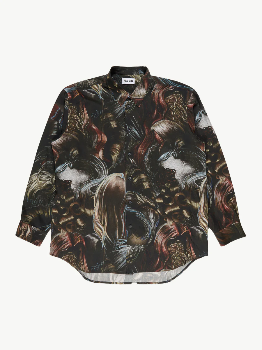 MAGLIANO Viscose Shirt in Brown Mix