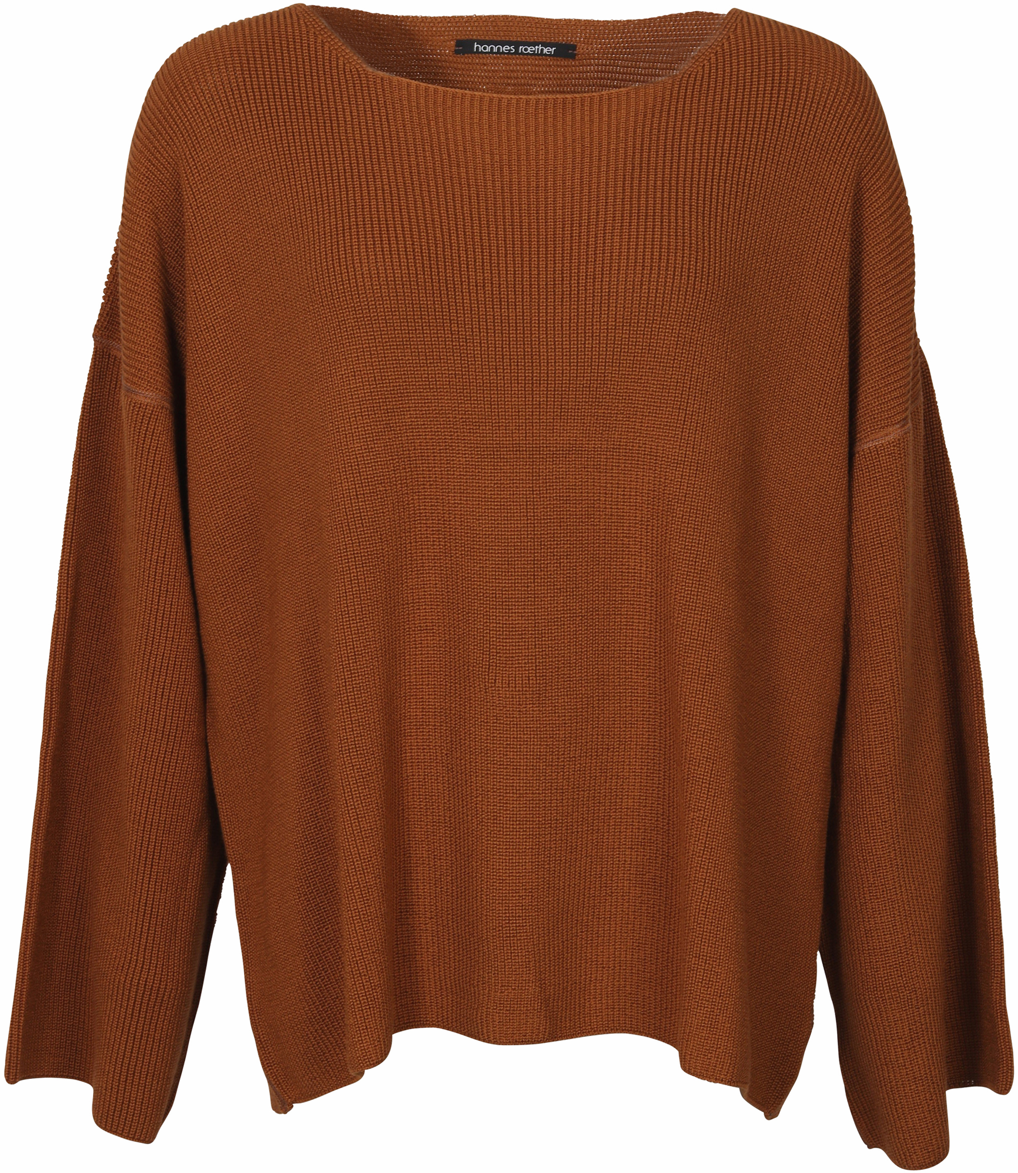 Hannes Roether Oversize Pulli kupfer