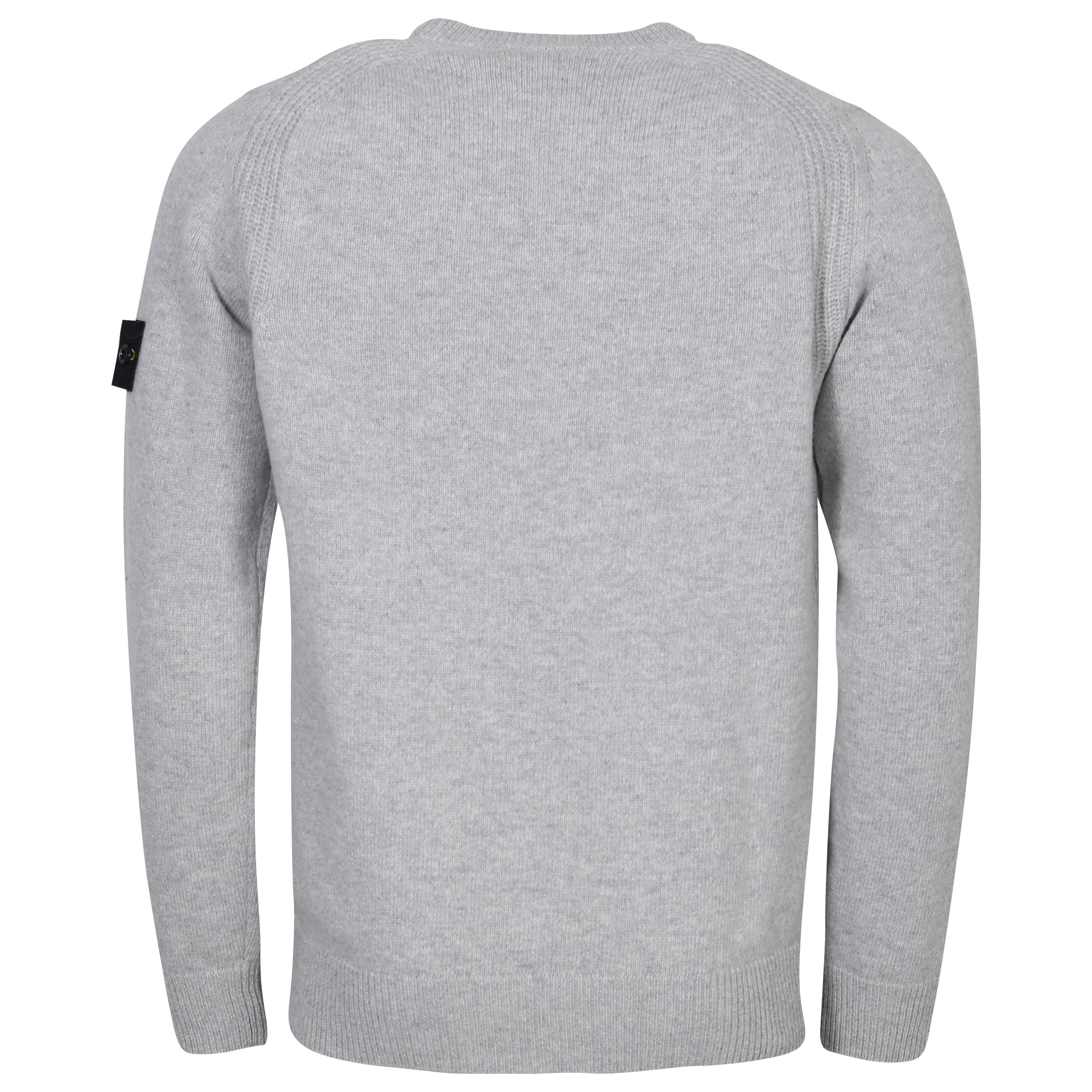 Stone Island Crew Neck Knit Sweater Heathergrey