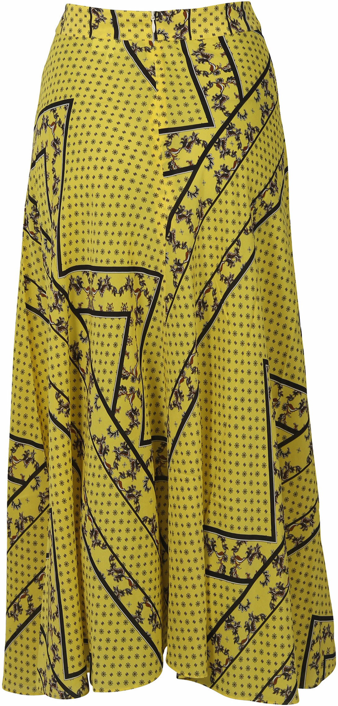 Ganni Skirt Yellow Printed