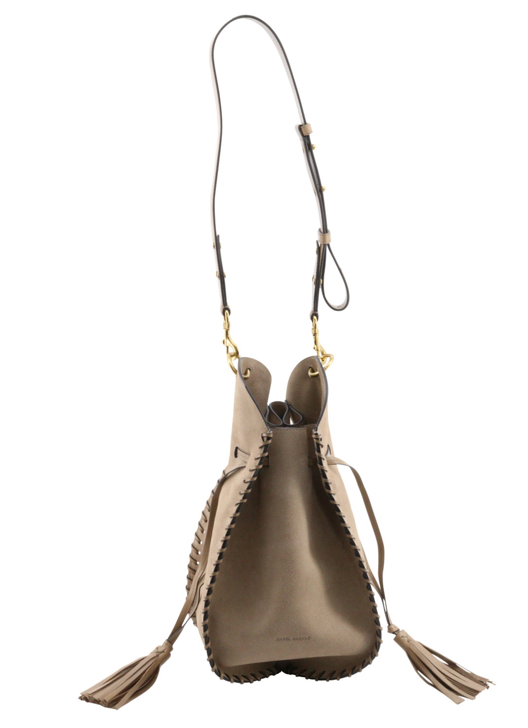 Isabel Marant Bag Taj Bandouliere Beige Suede