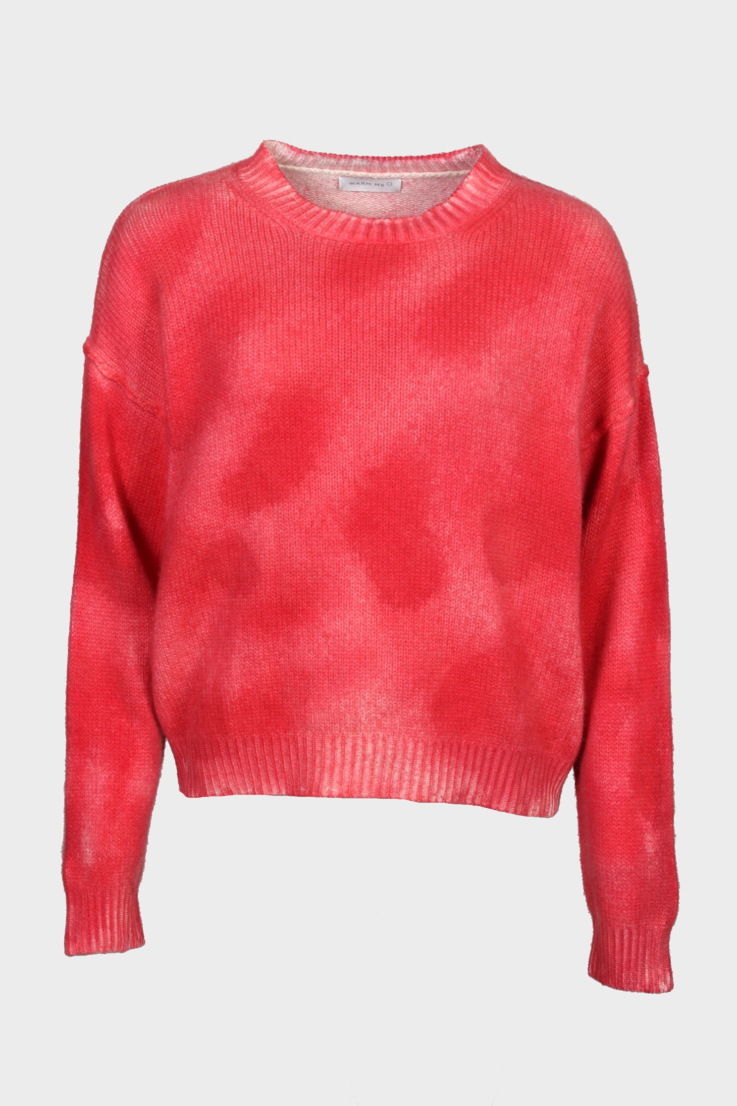 WARM ME Live Spray Cashmere Sweater in Red