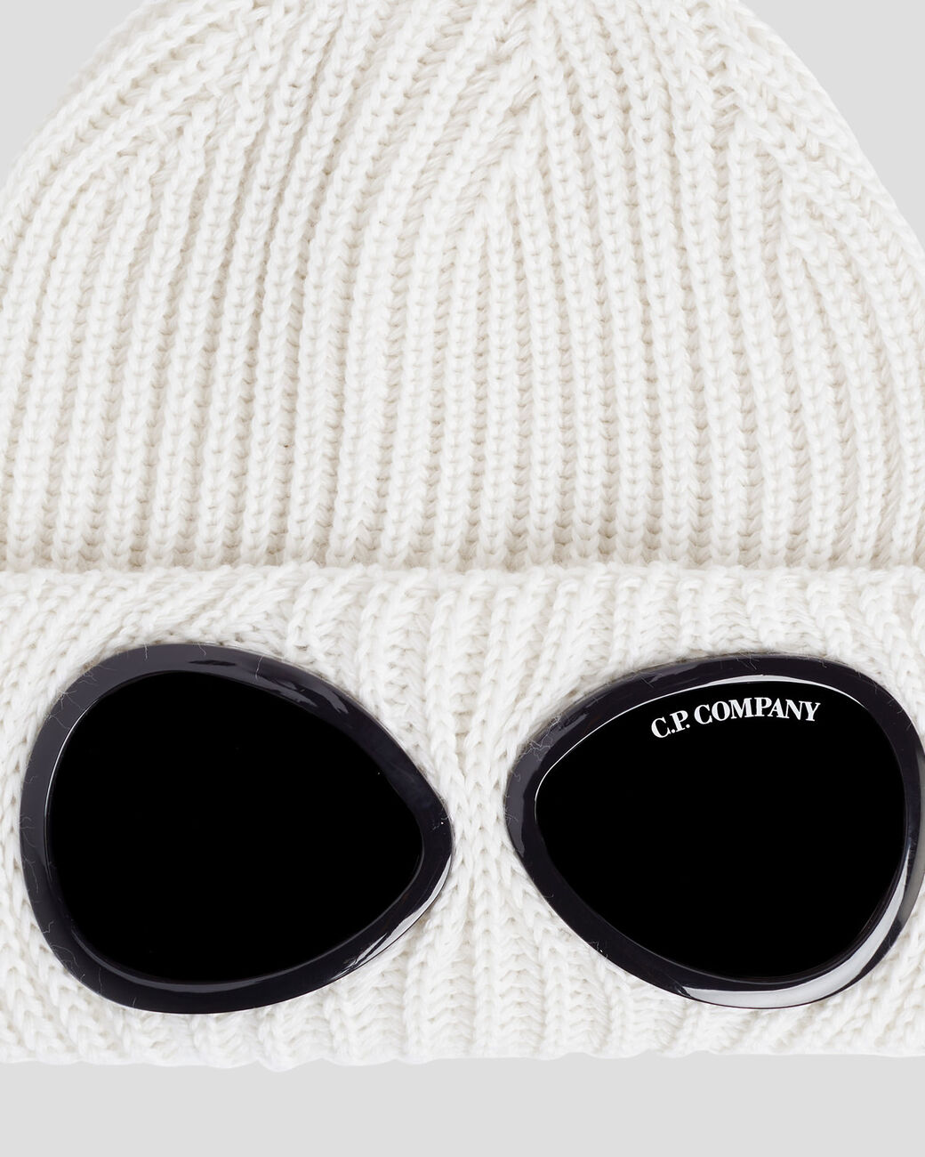 C.P. COMPANY Knit Cap in White