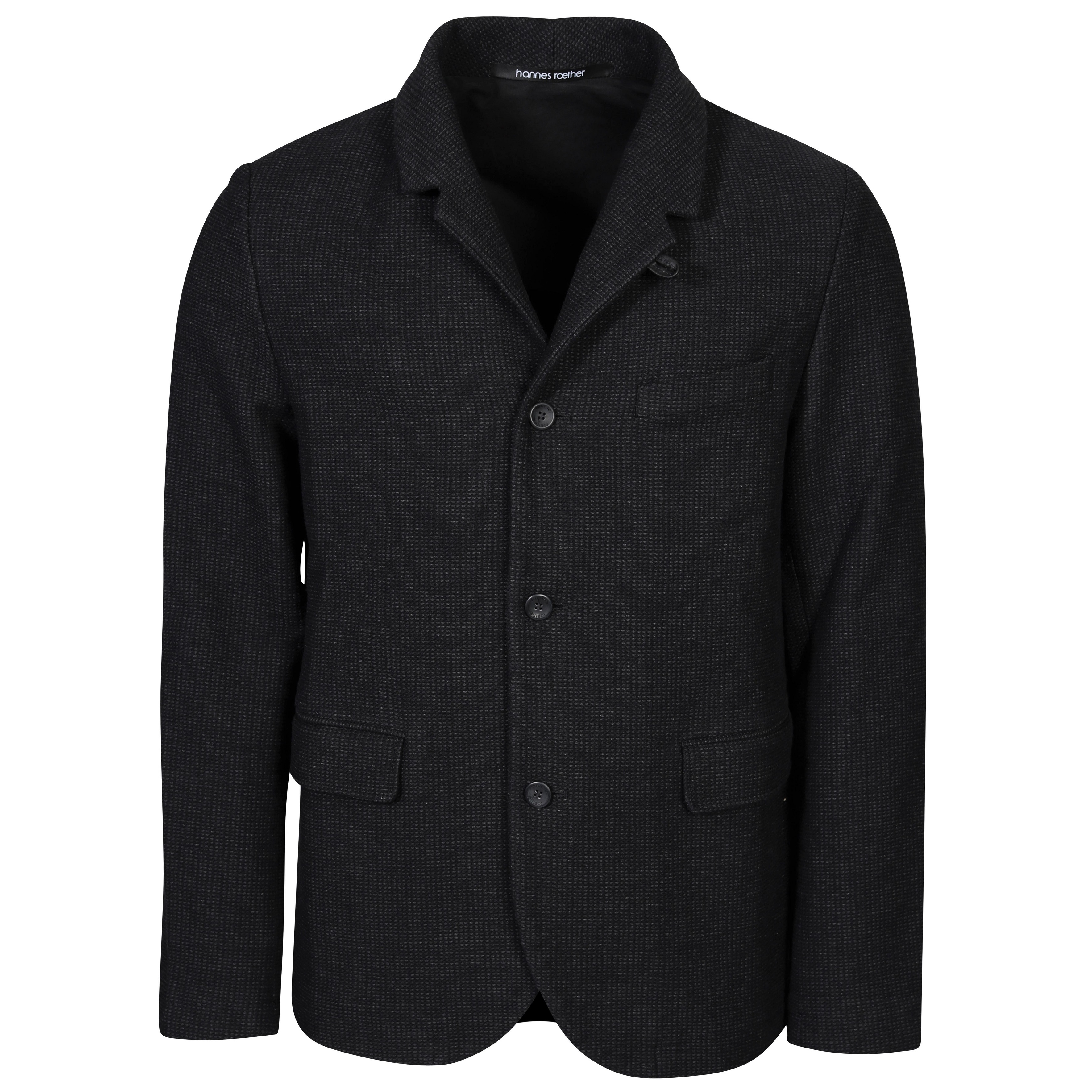 Hannes Roether Jacket in Grey/Black
