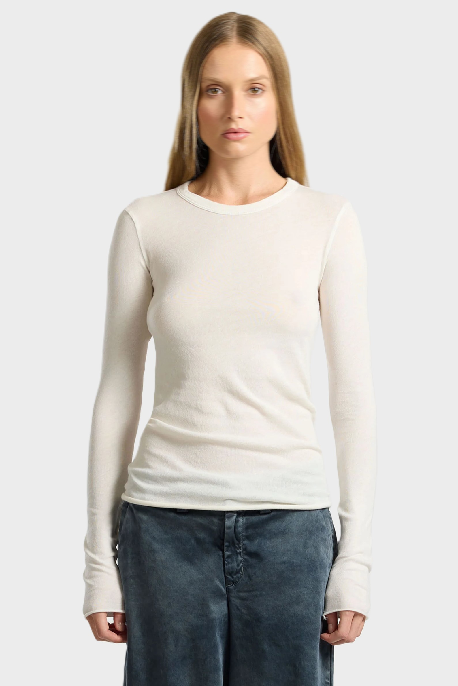 COTTON CITIZEN Marbella Longsleeve in Bone