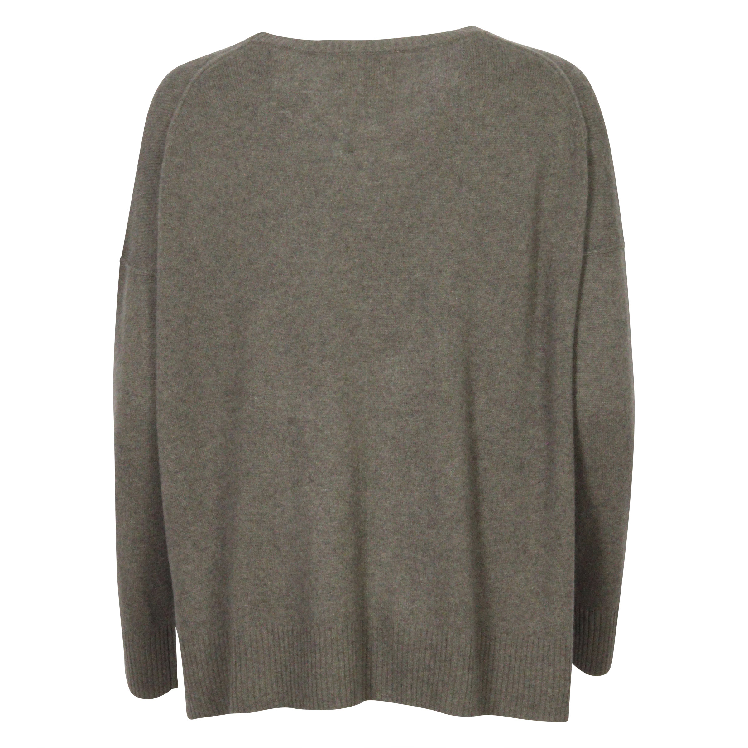 Absolut Cashmere Oversized Sweater Olive Melange