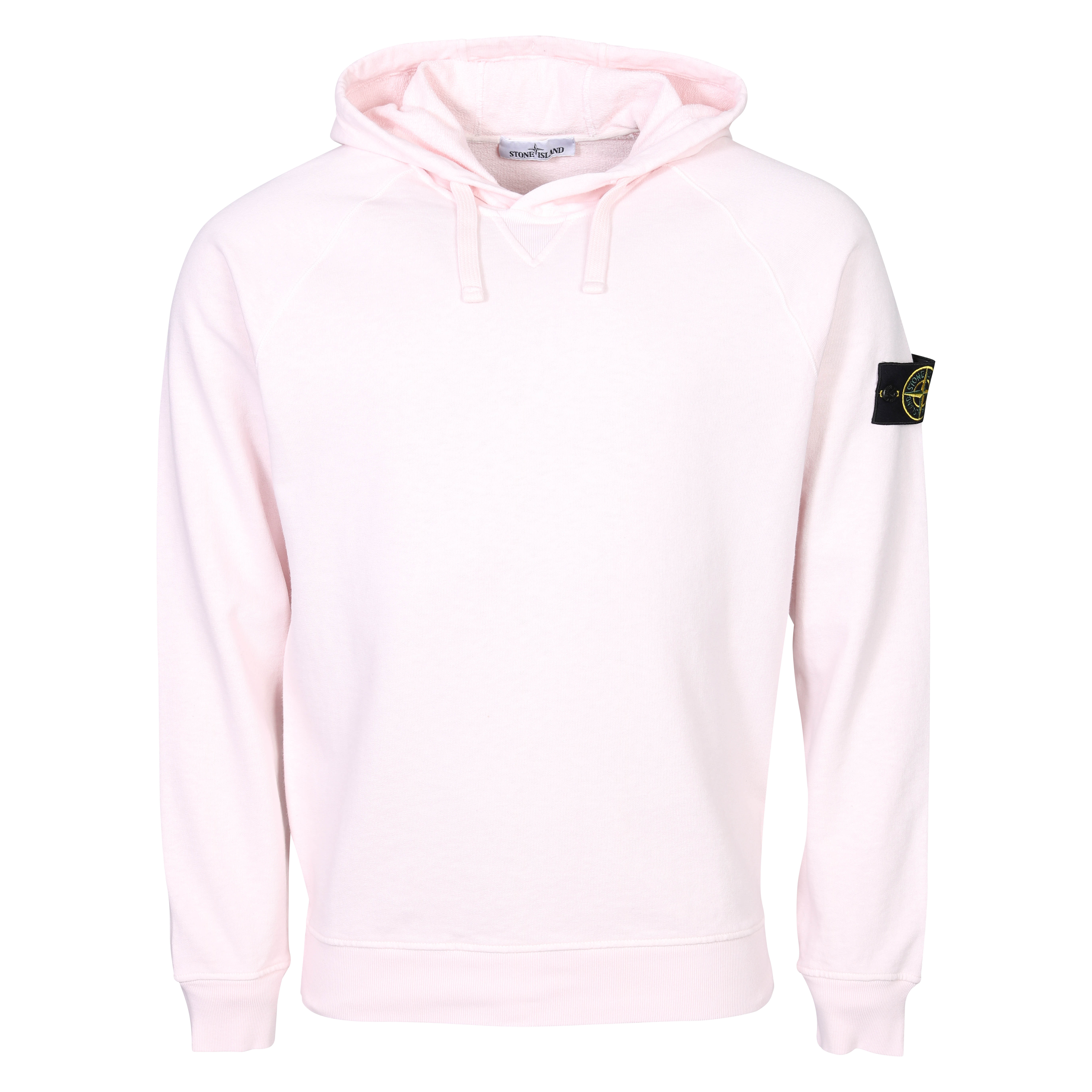 Stone Island Sweat Hoodie in Washed Light Pink S1