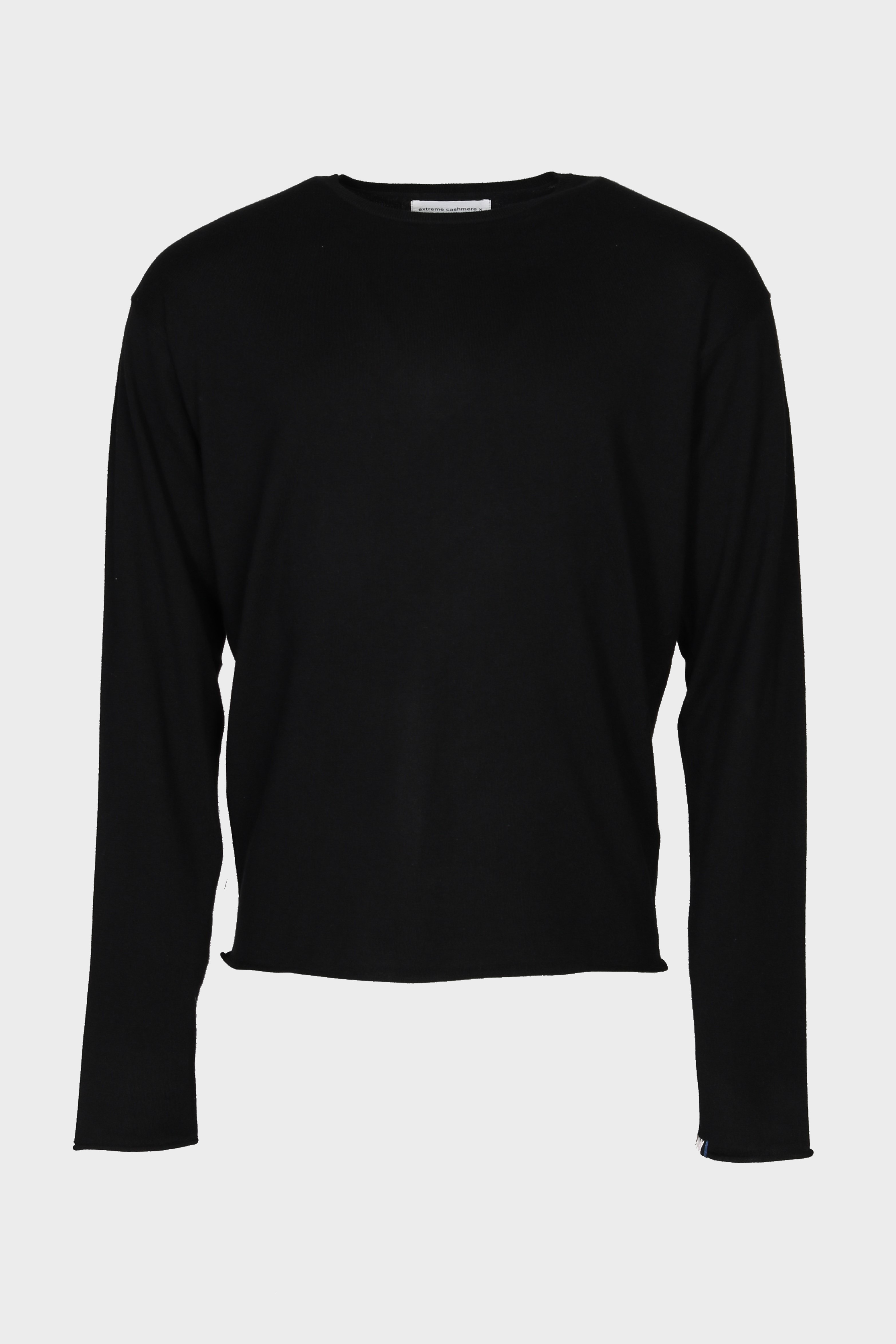 EXTREME CASHMERE Longsleeve N°347 Aries in Black