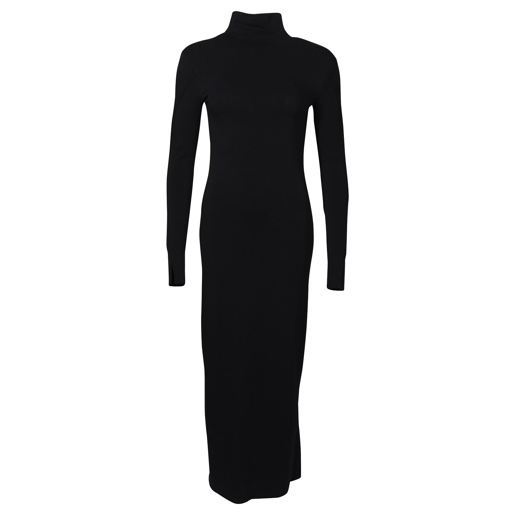 THOM KROM Long Dress in Black M