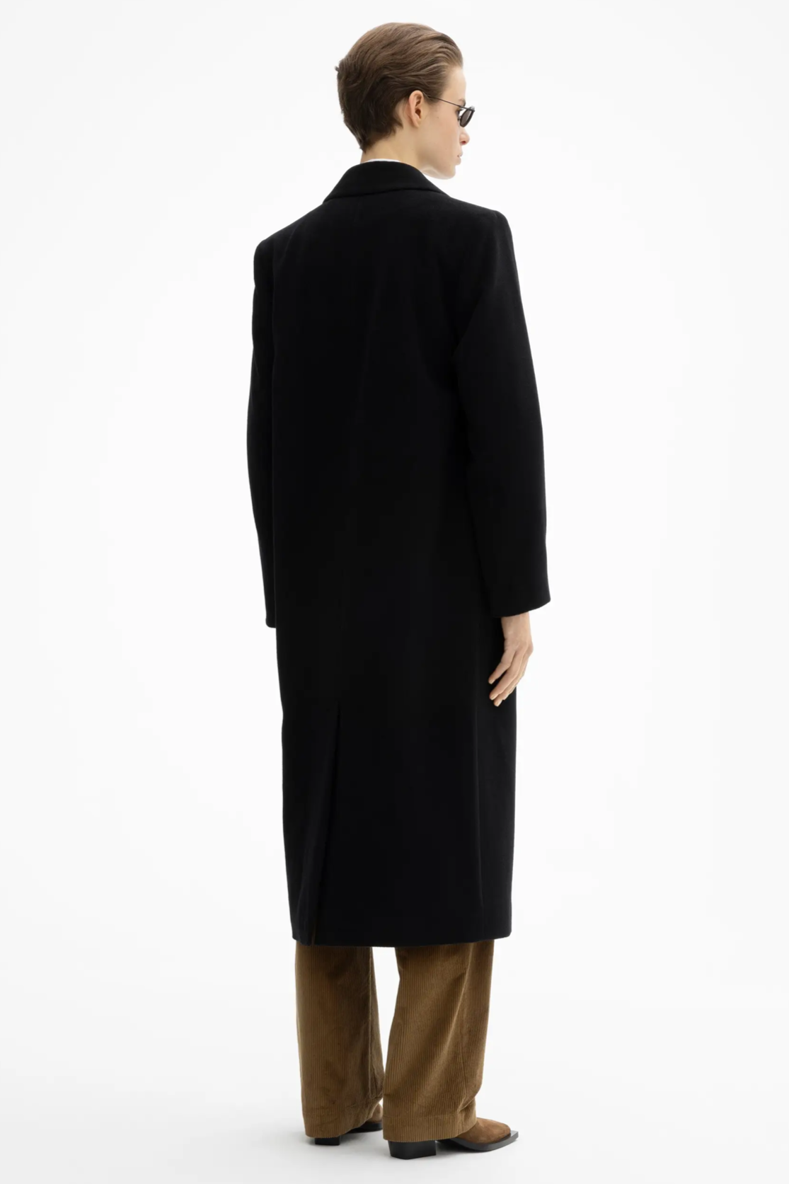 DAGMAR Double Breasted Coat in Black 40