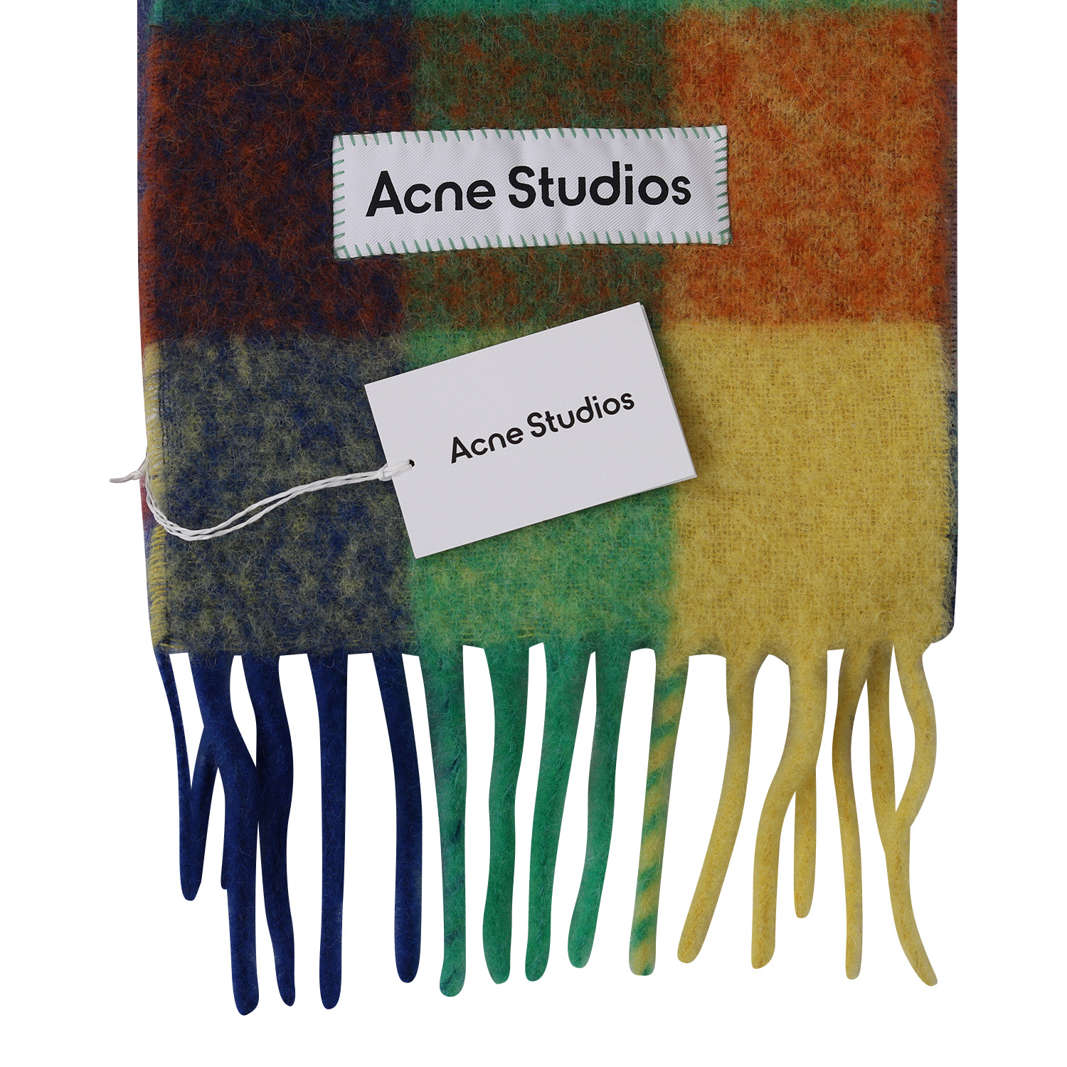 Acne Studios Scarf Multicolour Check Scarf