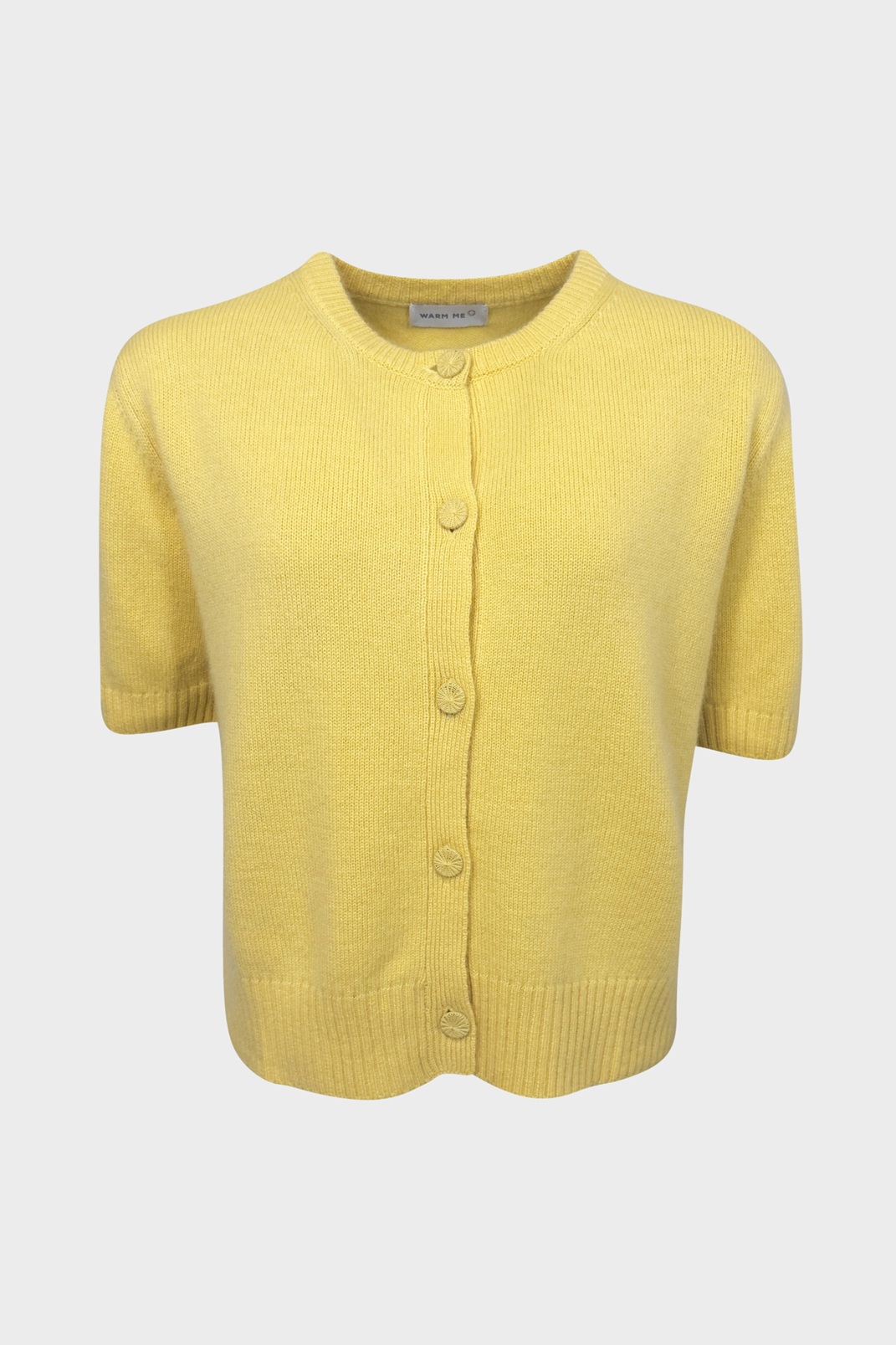 WARM ME Cashmere Cardigan Franzi in Banana