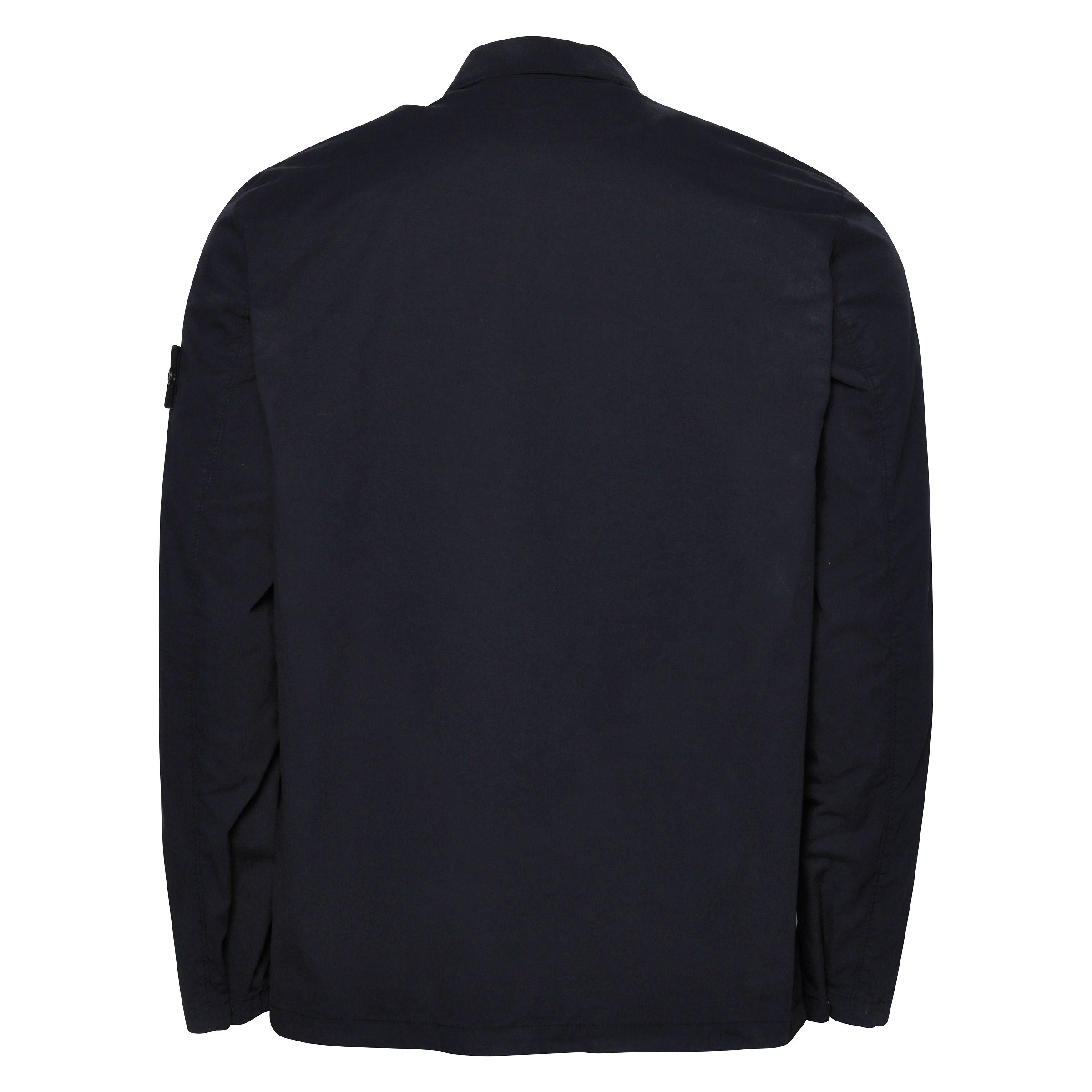 Stone Island Cotton Overshirt in Navy Blue L