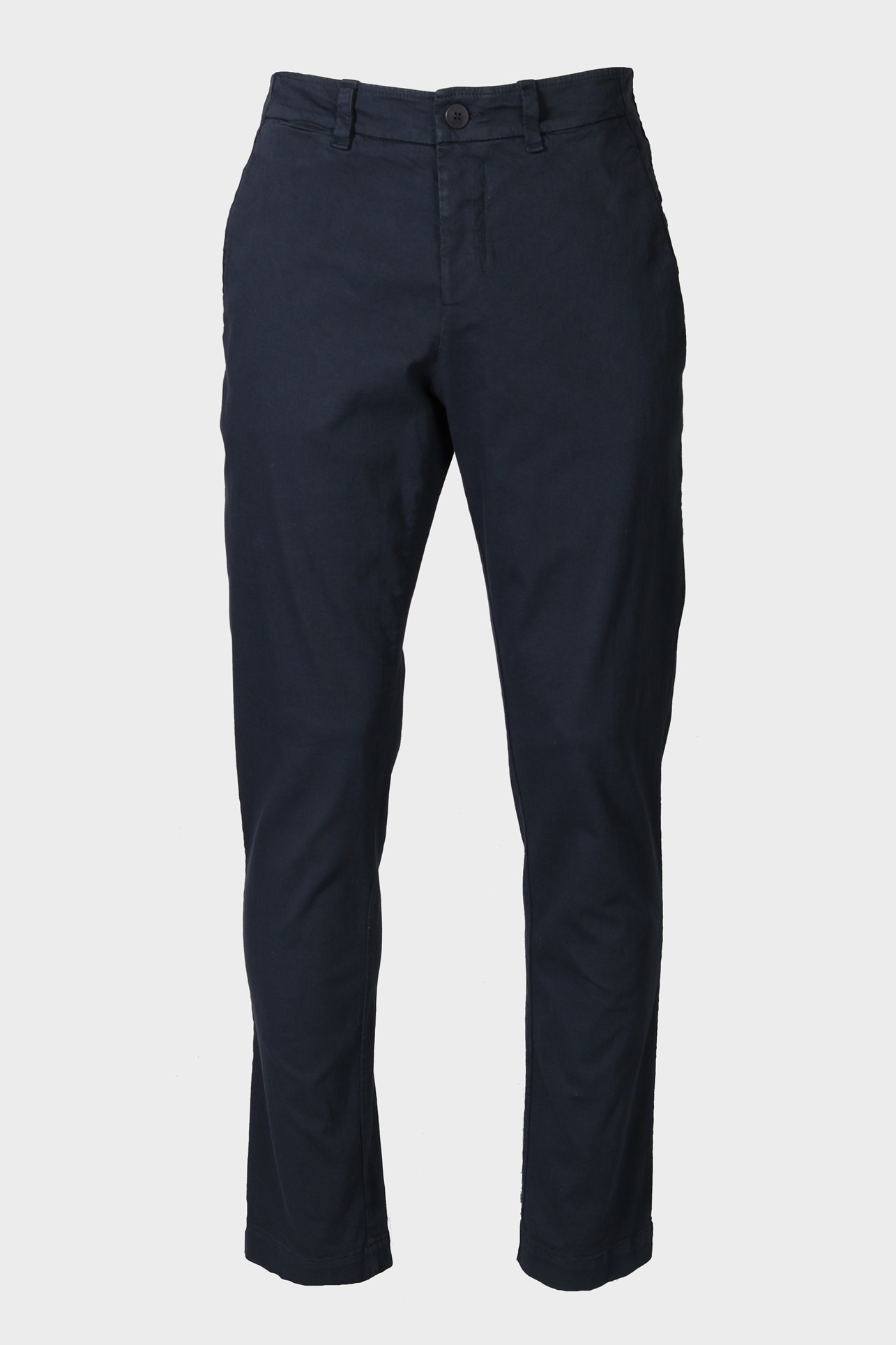 TRANSIT UOMO Cotton Stretch Pant in Blue