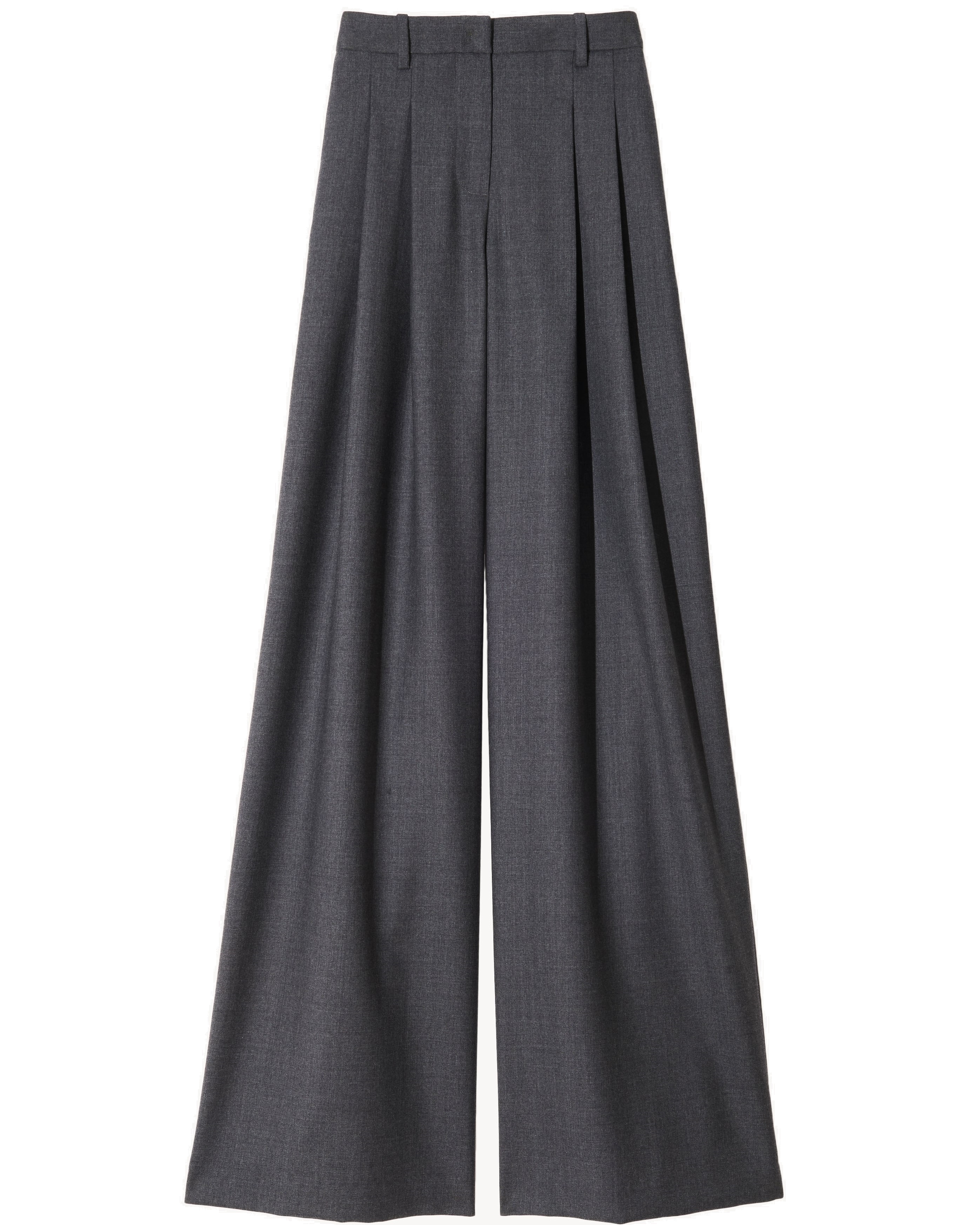 Nili Lotan Wool Dillon Pant in Grey